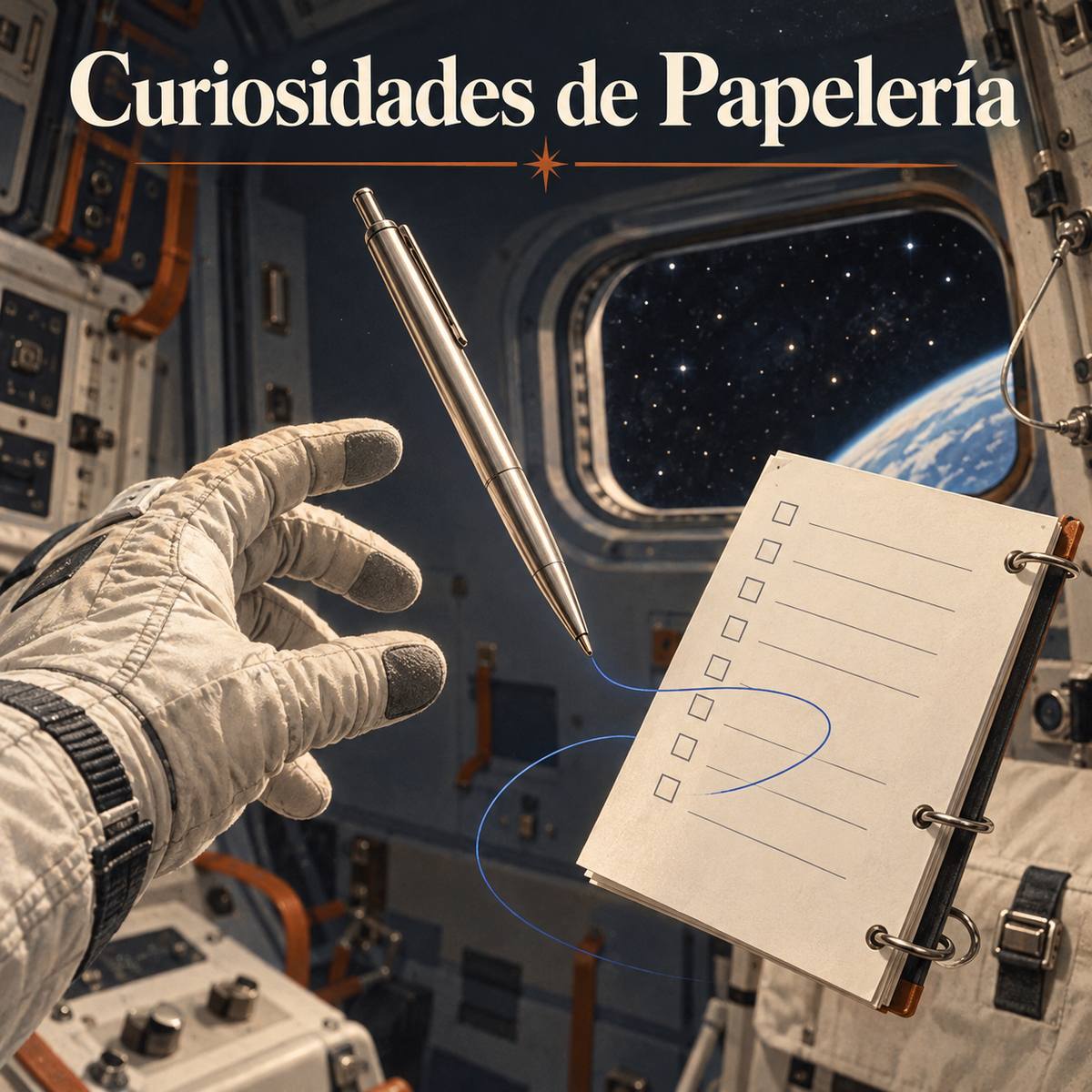 La verdadera historia del bolígrafo espacial