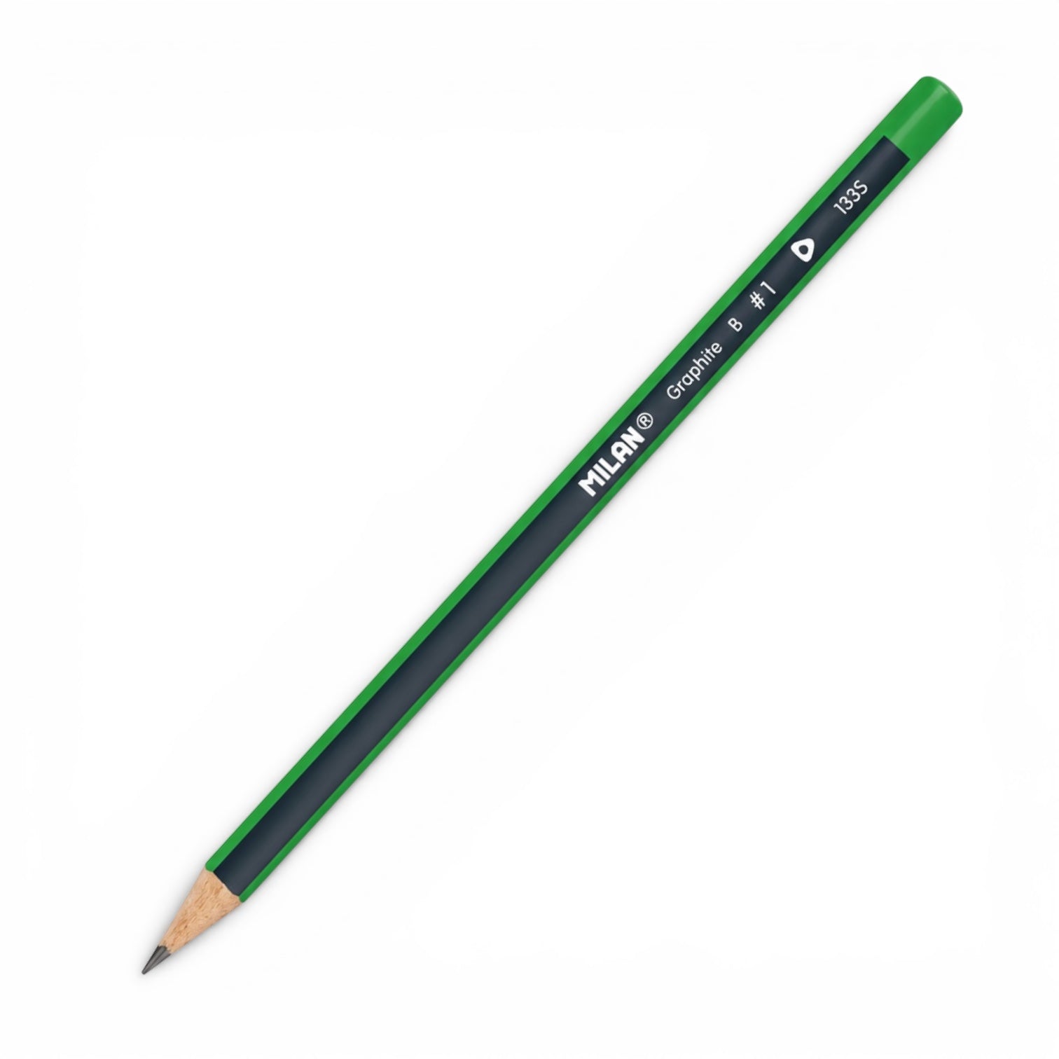 Lápiz Triangular MILAN 133S #1 B. Una forma más natural de escribir y dibujar