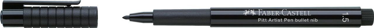 Pitt Artist Marker, 1.5mm Round Tip. Black. Faber-Castell
