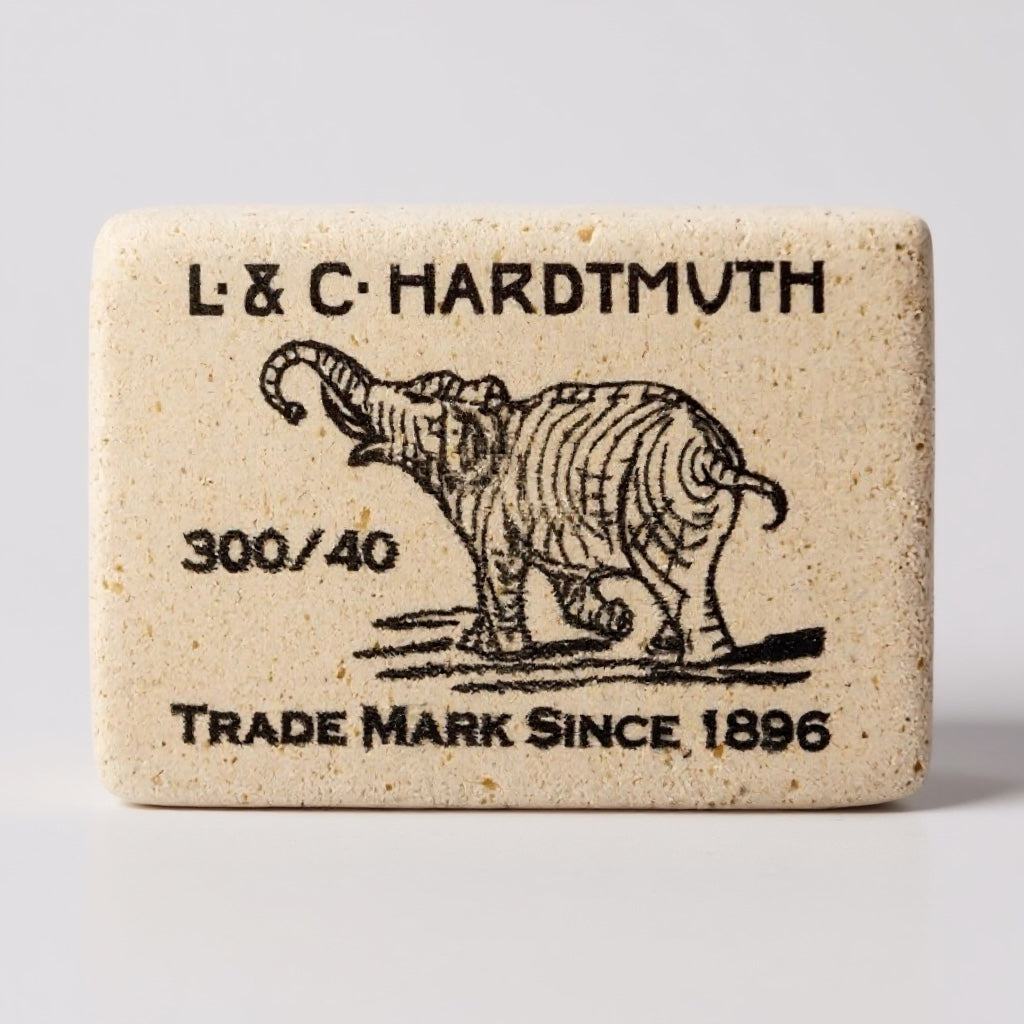 Goma de Borrar L&C Hardtmuth 300/40 Mediana. Koh-I-Noor - Black Sheep Handmade