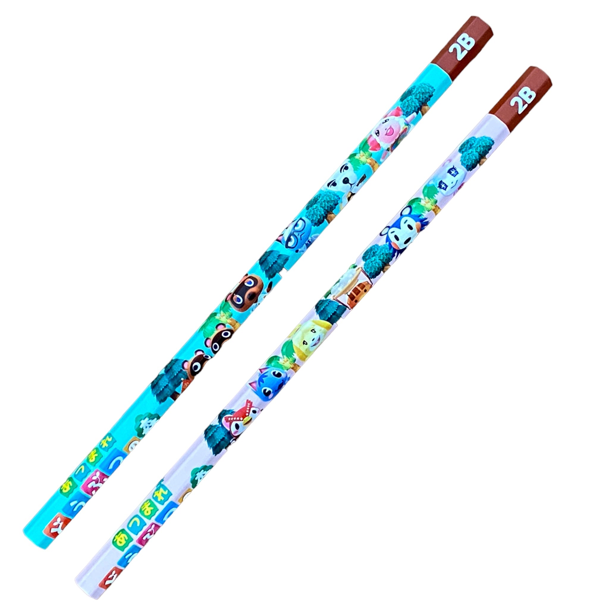 Lápiz Animal Crossing. 2B (2 lápices). Mitsubishi