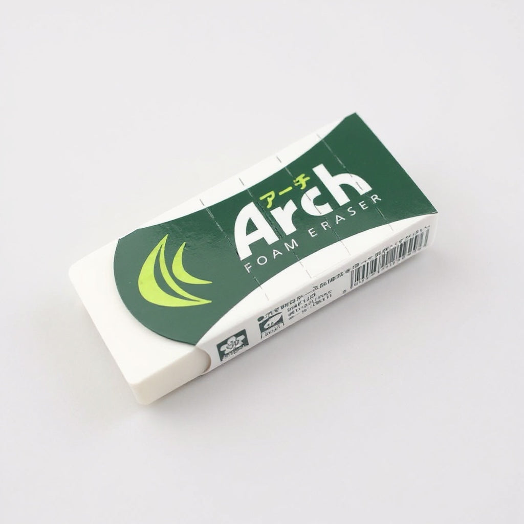 Sakura Arch 100 Eraser. White.