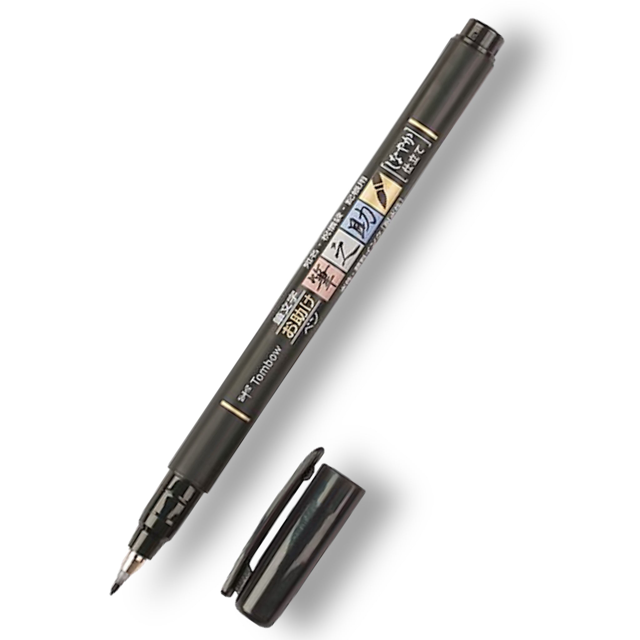 Rotulador Fudenosuke punta blanda. Tombow - Black Sheep Handmade