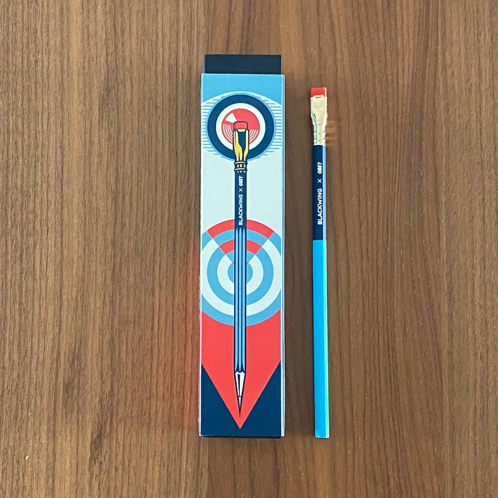 Lápiz Blackwing x Obey + caja original (1 lápiz)
