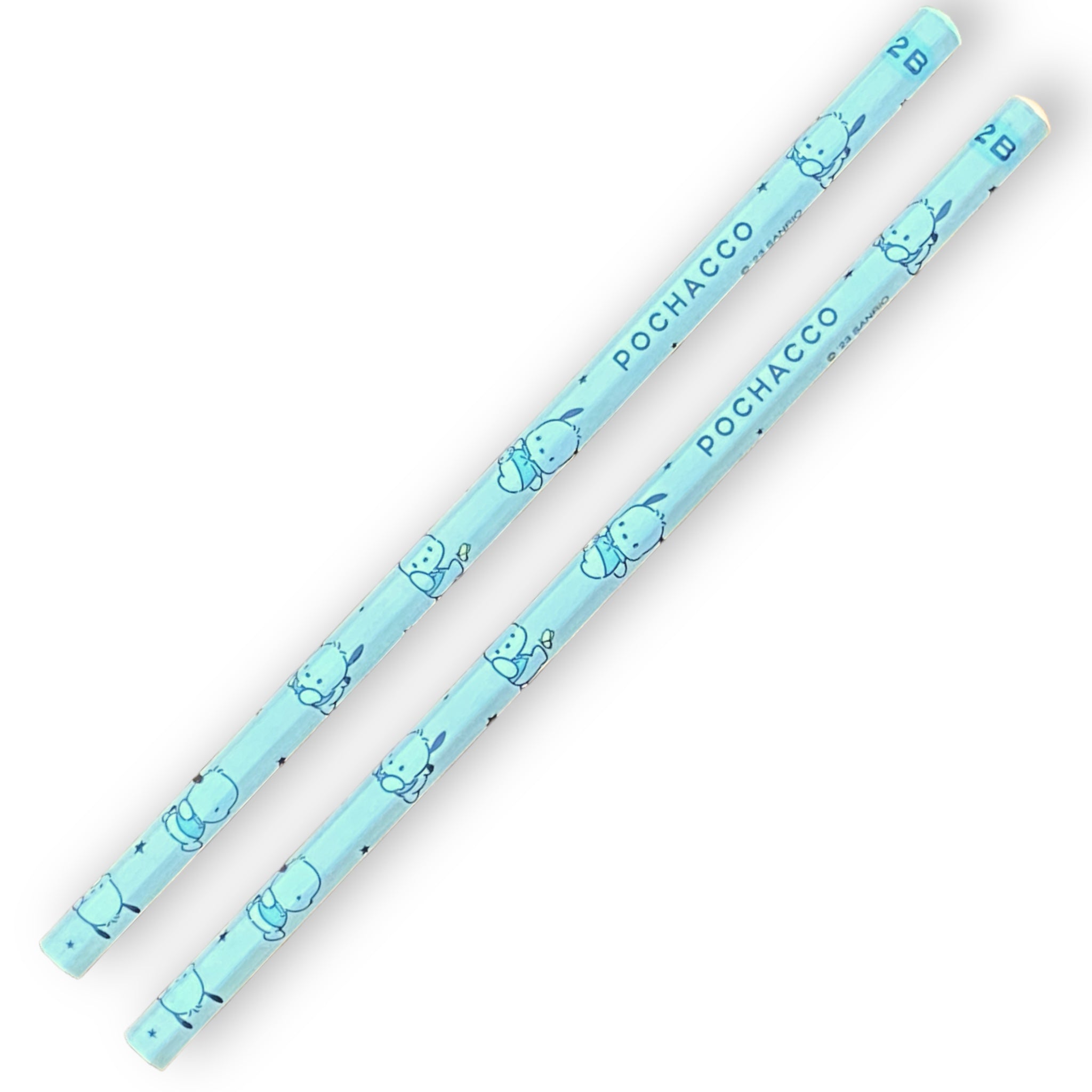 Lápiz Sanrio Pochacco. 2B (2 lápices). Mitsubishi