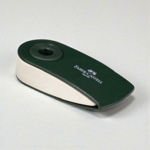 Goma de borrar Sleeve con funda verde. Faber-Castell - Black Sheep Handmade