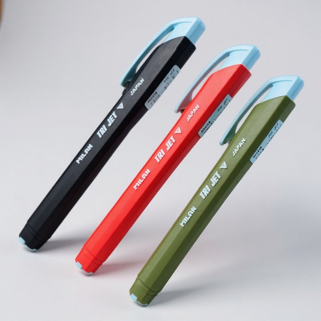 Portagomas Triangular Tri Jet. Milan - Black Sheep Handmade