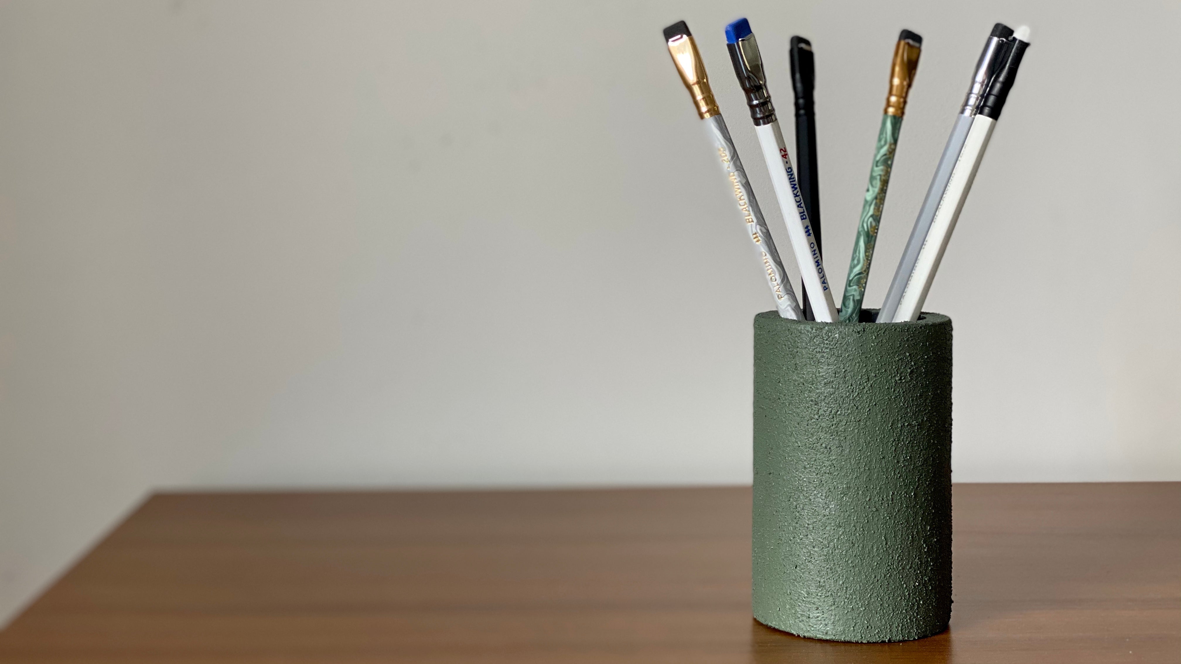 Pencil holder. Sand Collection. Black Sheep Handmade