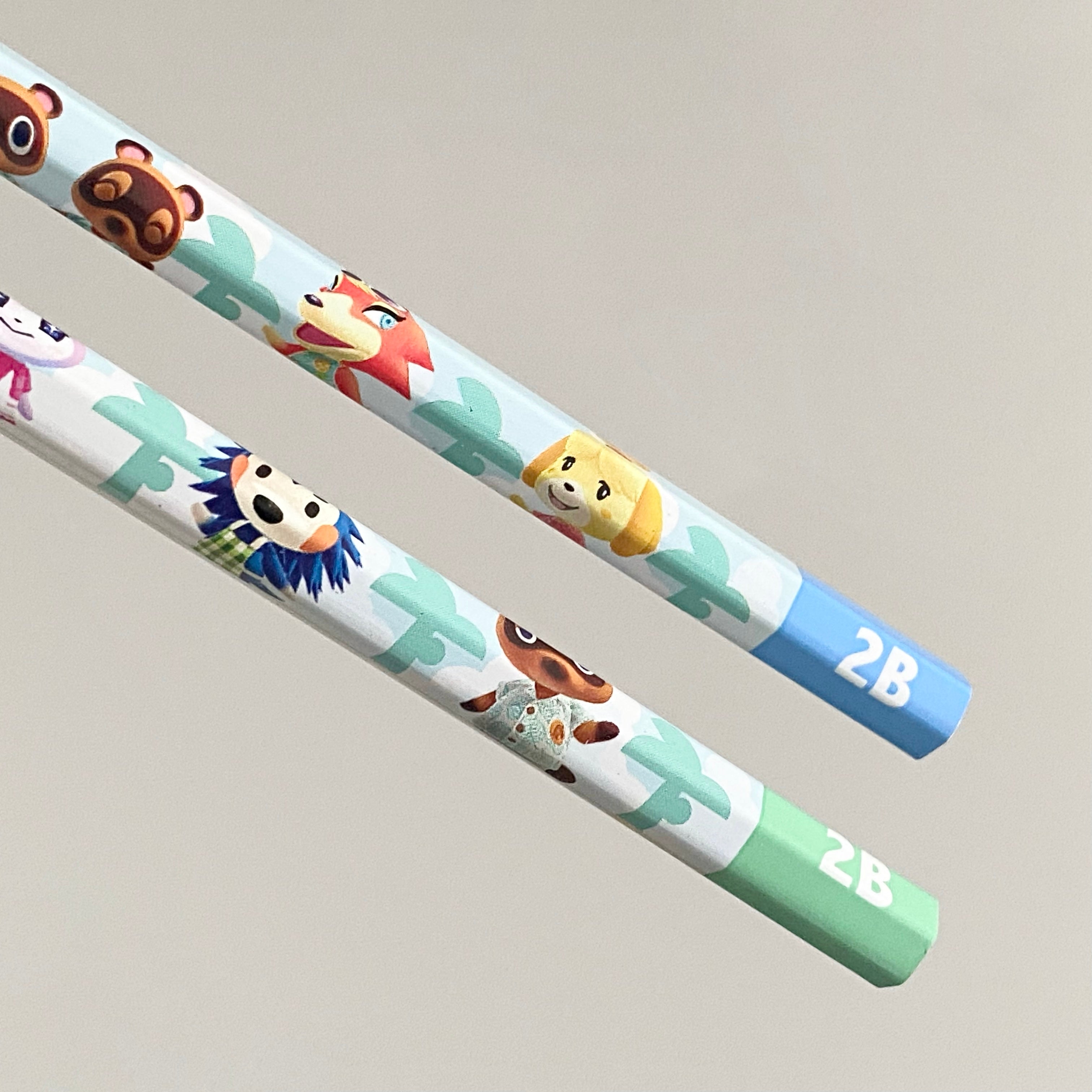 Lápiz Animal Crossing. 2B (2 lápices). Mitsubishi