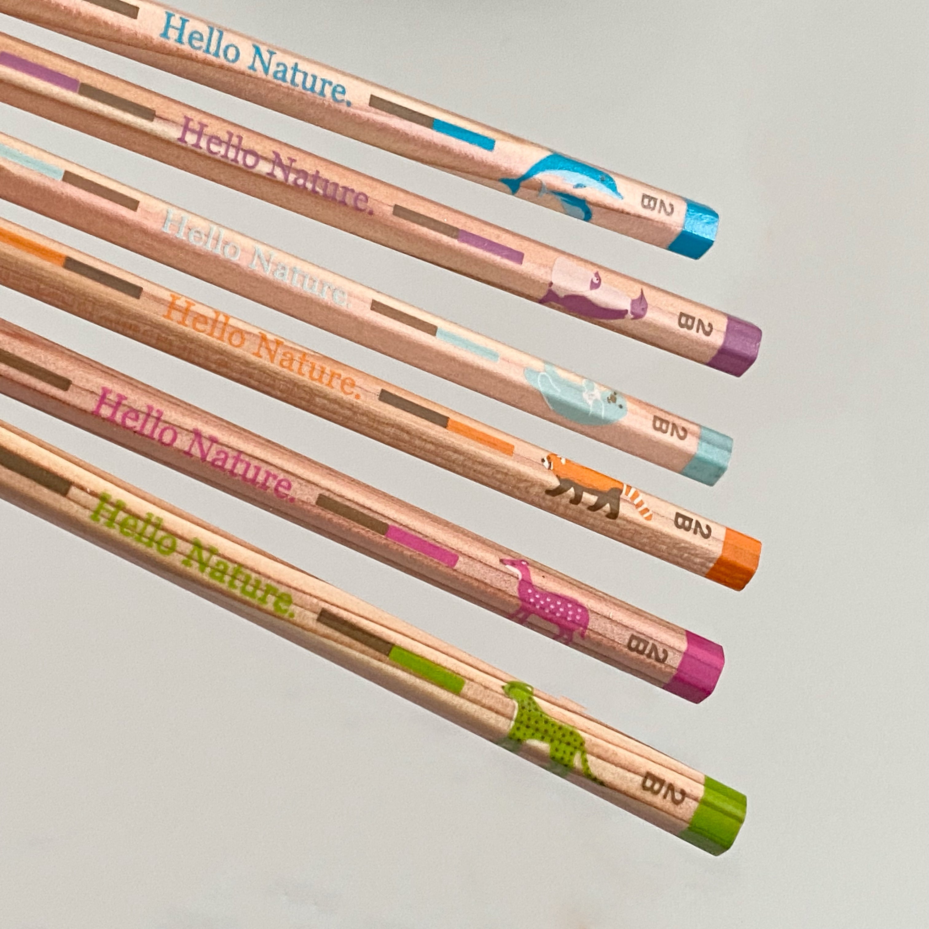 Lápices Hello Nature. 2B (6 lápices) Tombow
