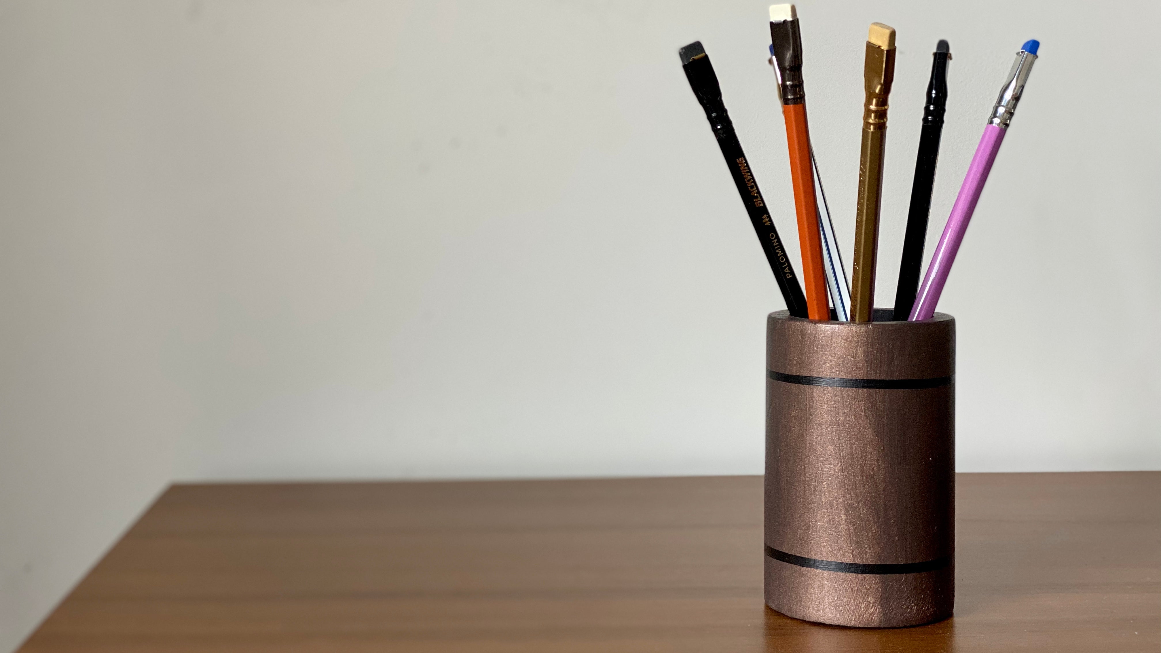 Pencil holder. Lisa Collection. Black Sheep Handmade