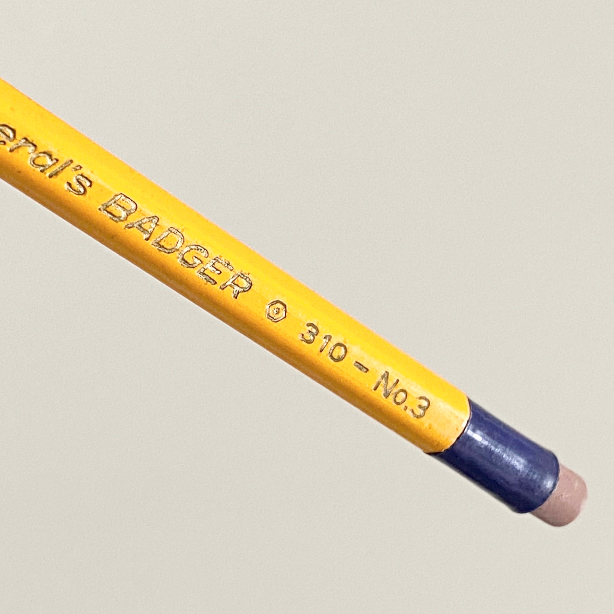 Lápiz Badger 310 #3. Vintage. General Pencil Company