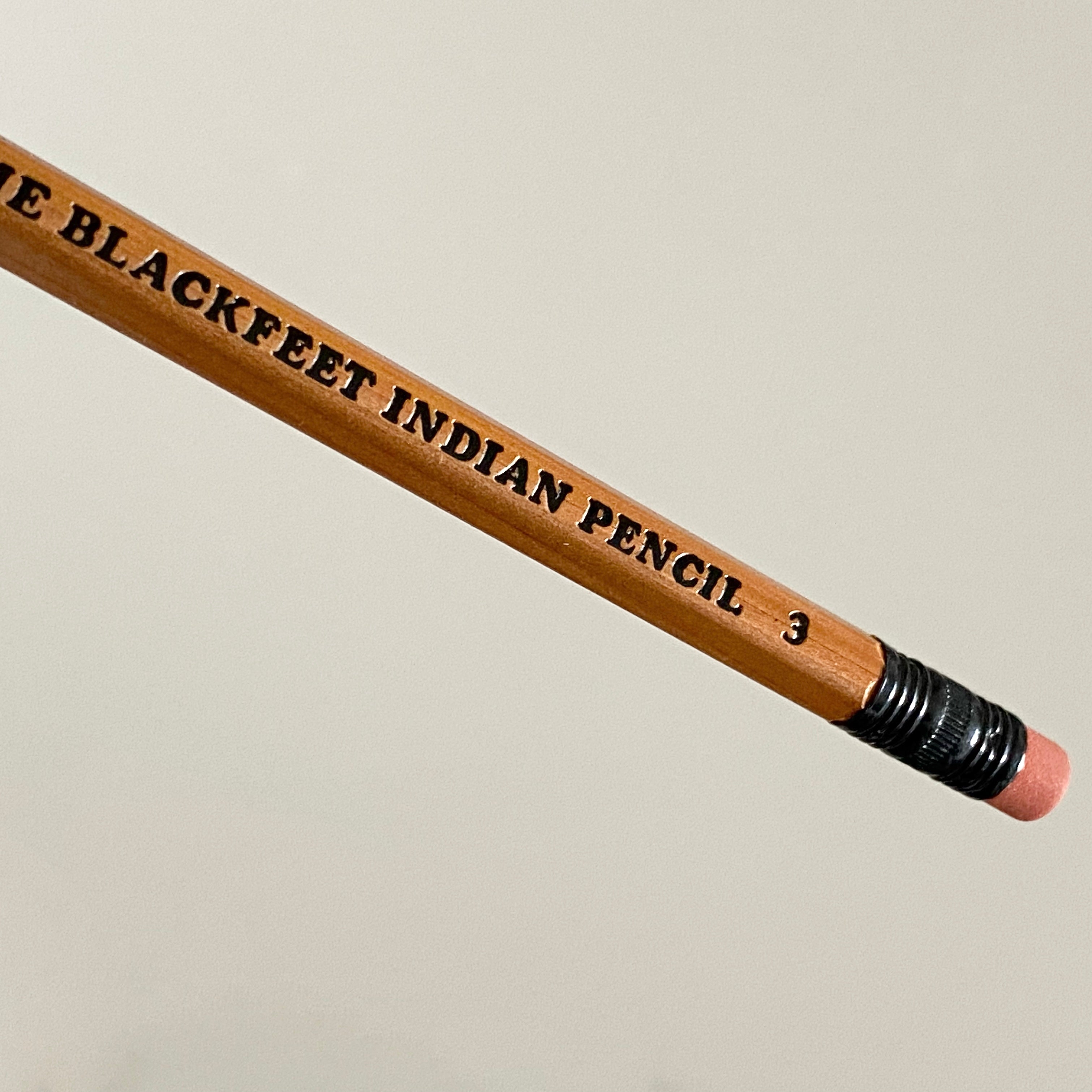 Lápiz Blackfeet Indian 3. Vintage. Blackfeet Indian Writing Co