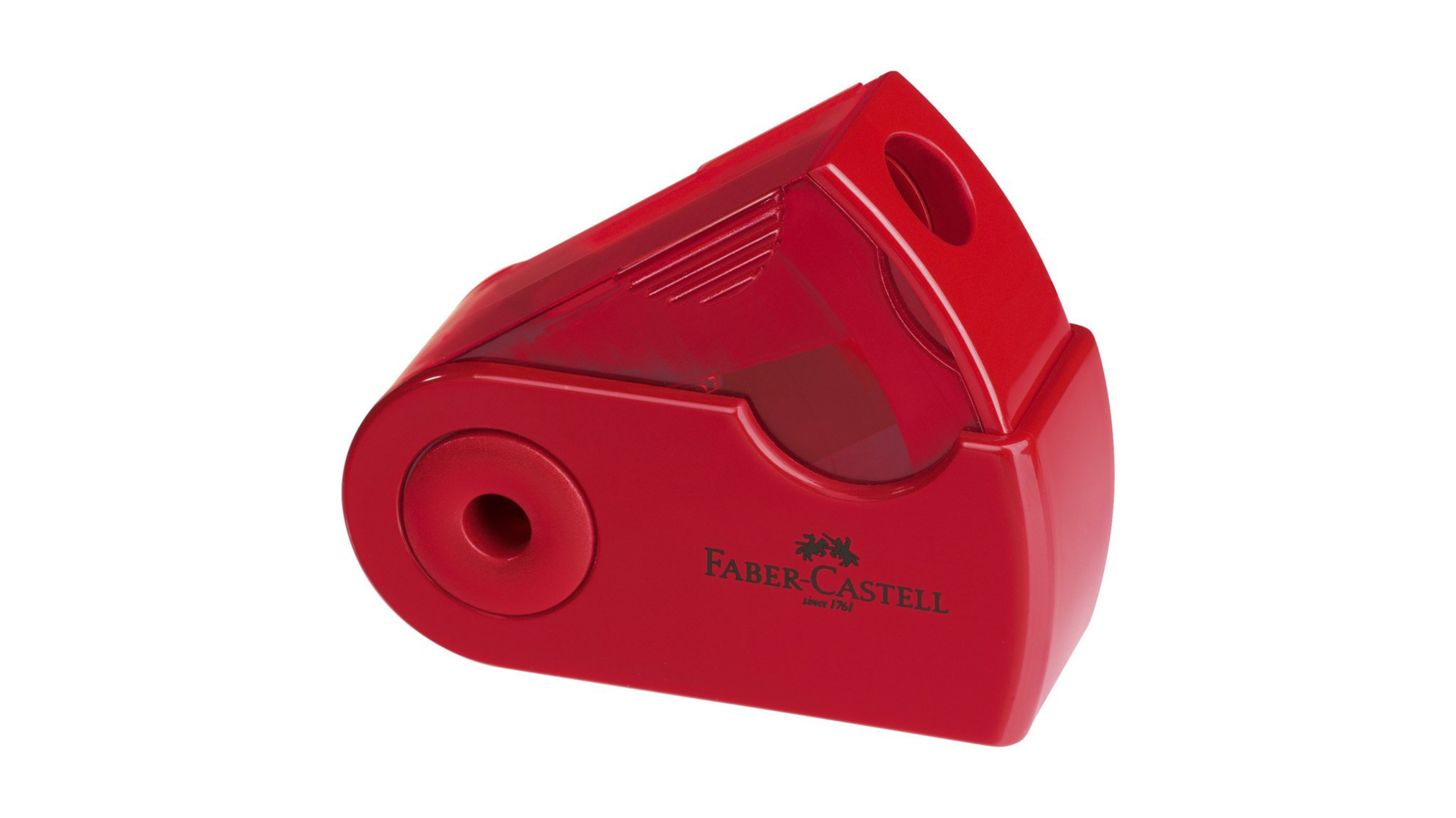 Sacapuntas simple Sleeve Mini. Rojo. Faber-Castell