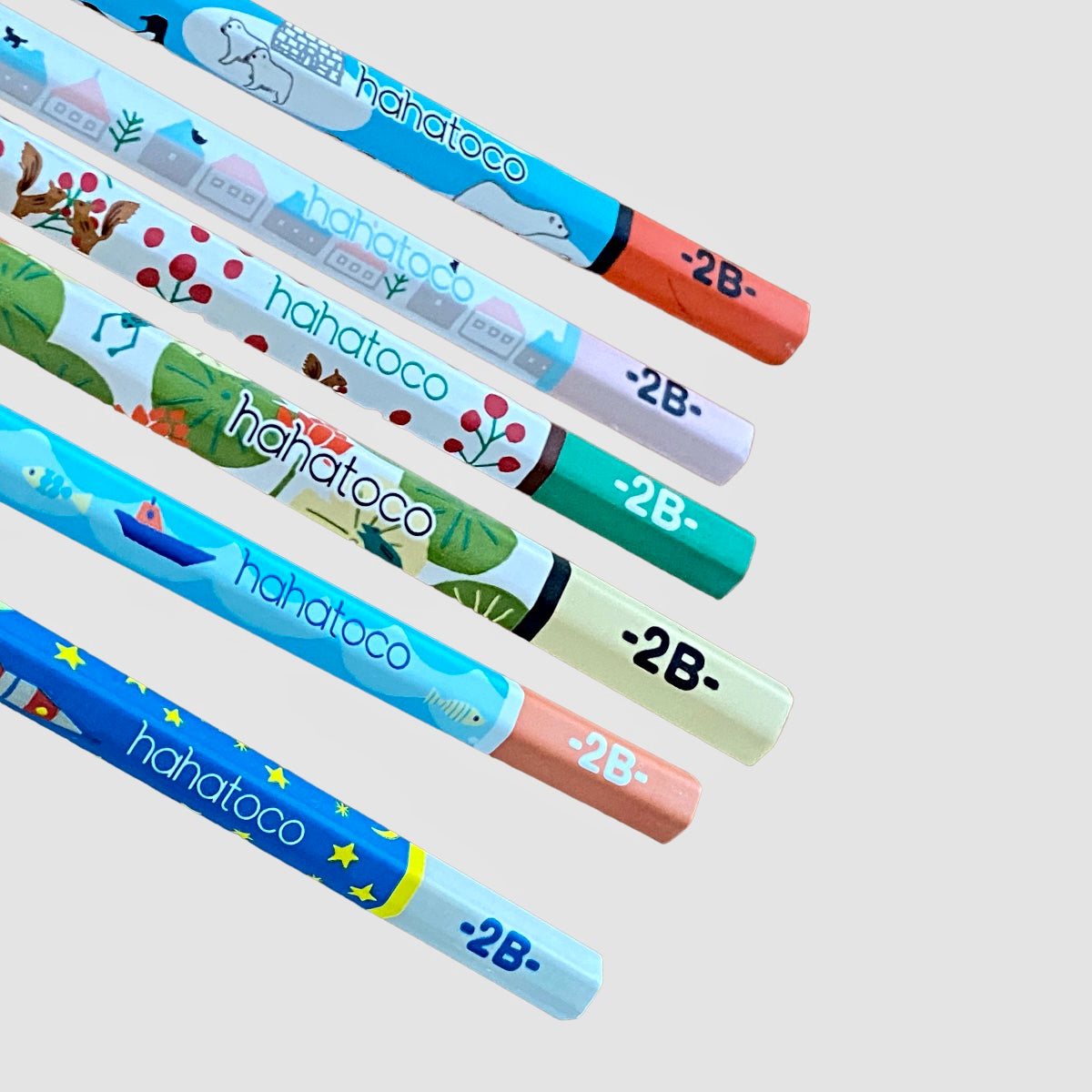 Lápiz Hahatoco (2 lápices) 2B. Mitsubishi.