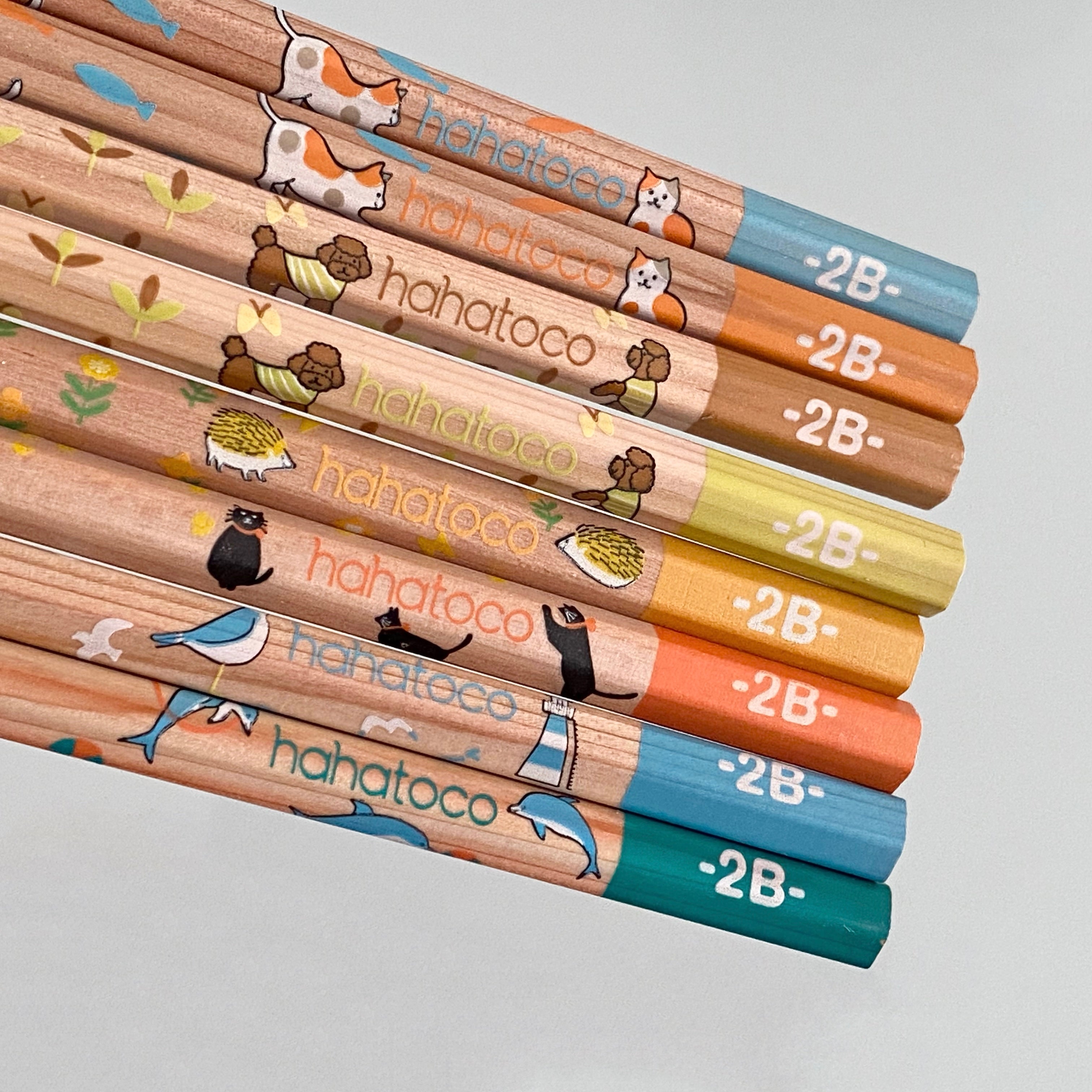 Lápiz Hahatoco. 2B. Natural. Mitsubishi