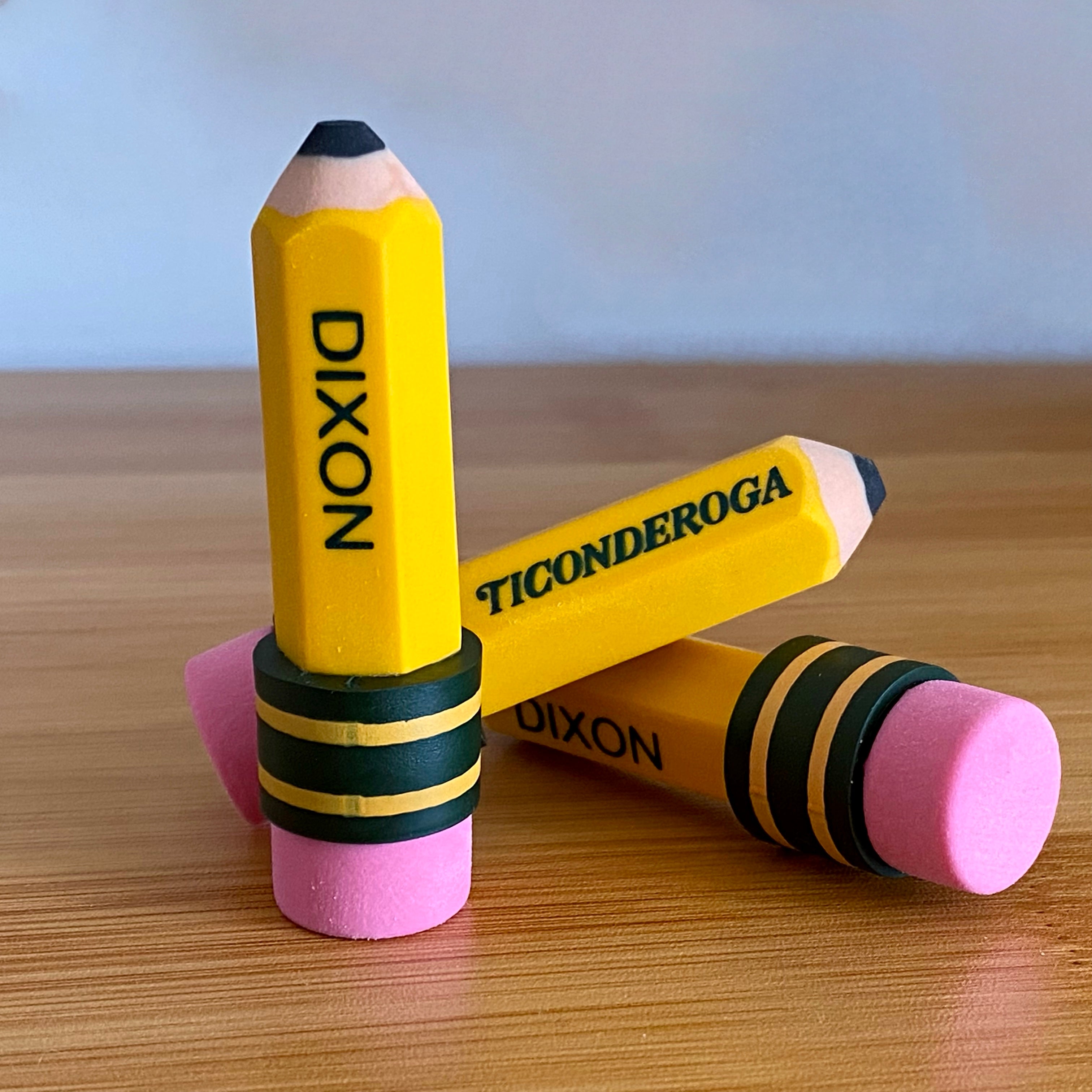 Goma Lápiz Ticonderoga. Dixon Ticonderoga