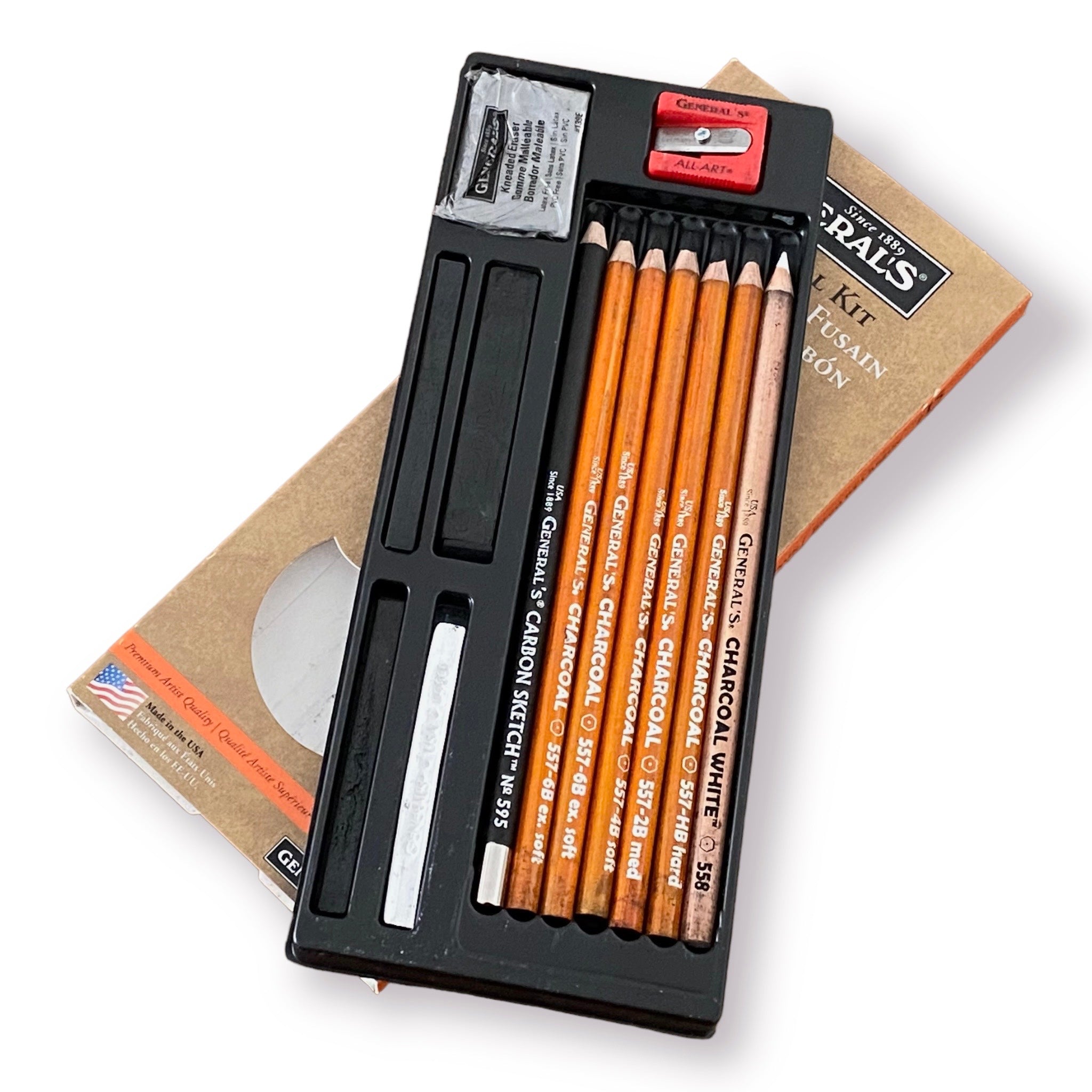 Set Dibujo Carboncillo. General Pencil Company