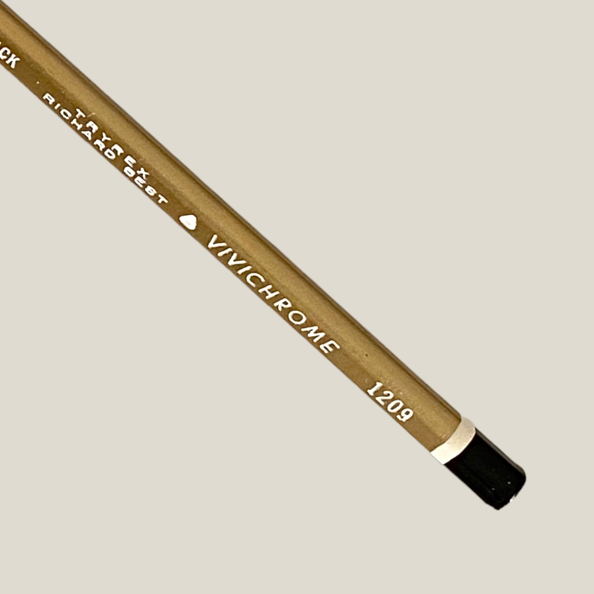 Lápiz Vivichrome 1209 Black. Vintage. Richard Best Pencil Co.