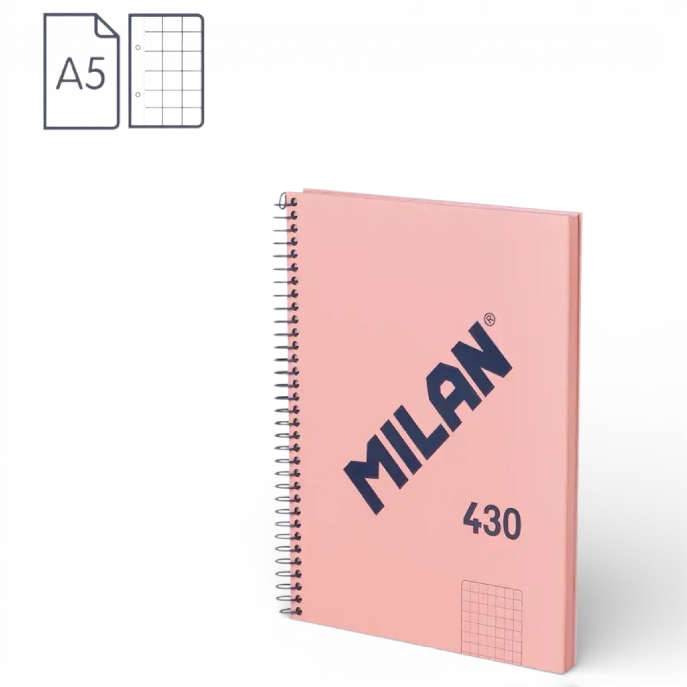 Cuadernos 430 since 1918. Espiral. A5. Milan - Black Sheep Handmade