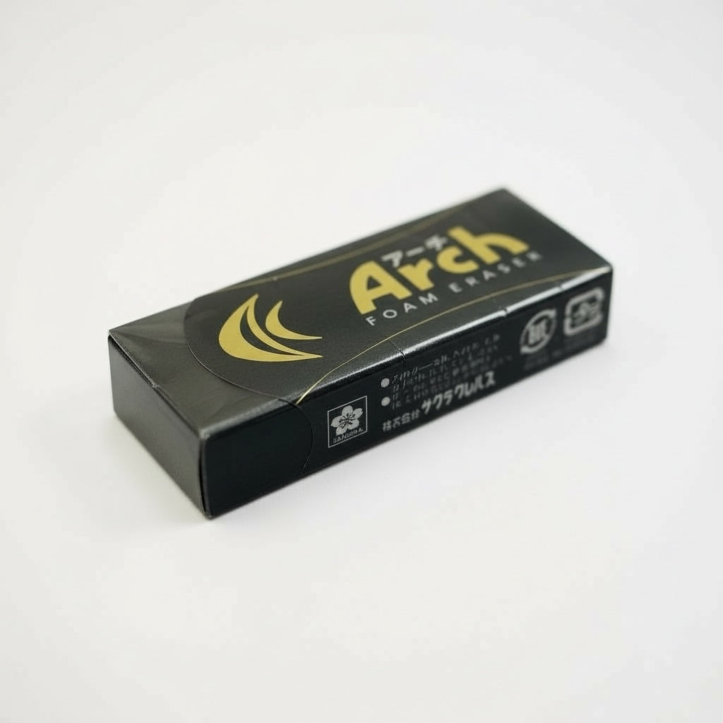 Goma de Borrar Arch 60. Negra. Sakura