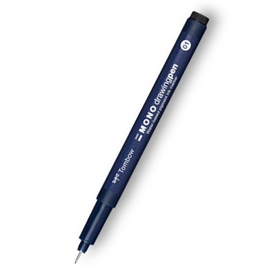 Rotulador Mono DRAWING Pen 01. Tombow - Black Sheep Handmade