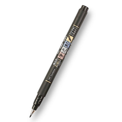 Rotulador Fudenosuke punta blanda. Tombow - Black Sheep Handmade