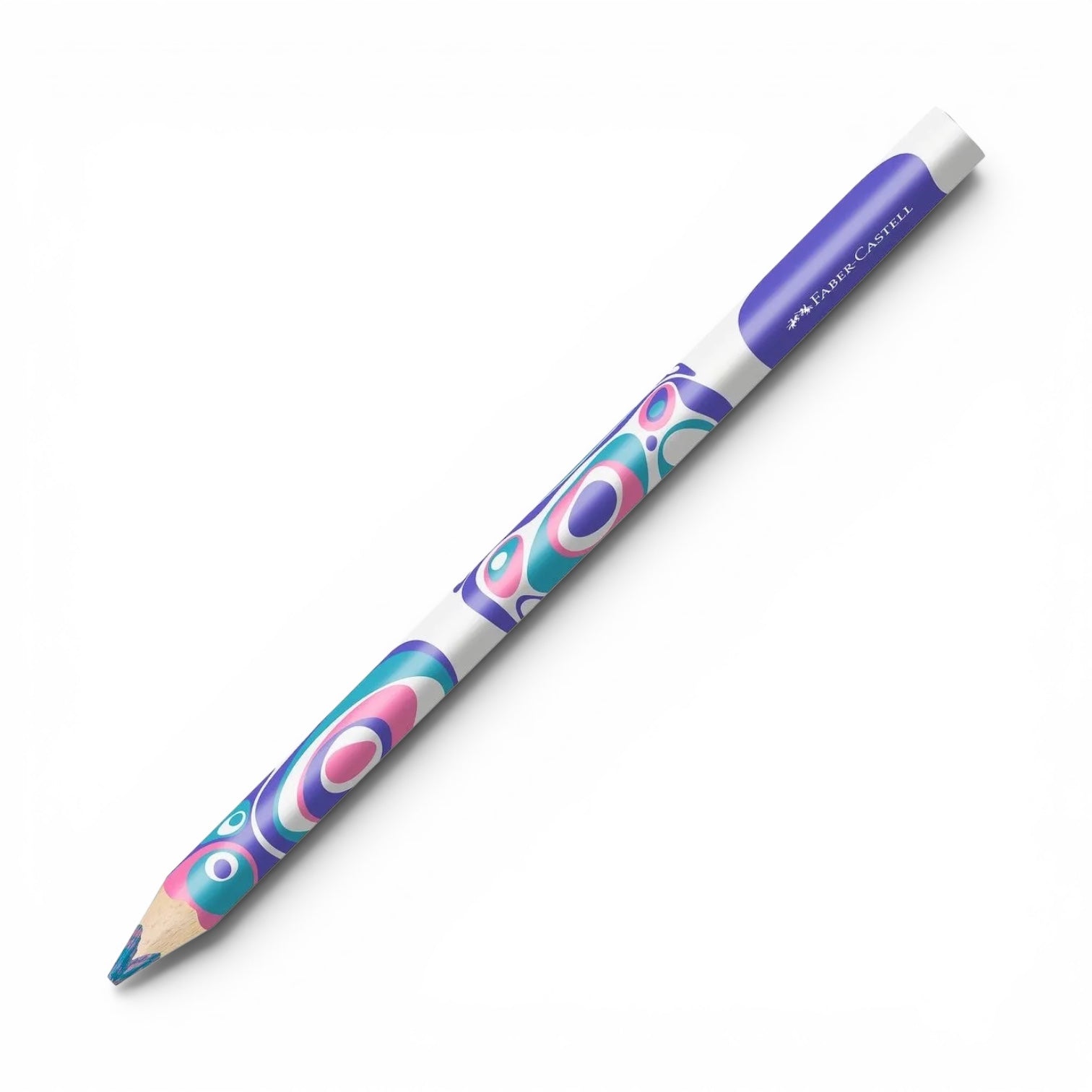 Lápiz Multicolor Fantasía Pastel Jumbo Faber-Castell. La creatividad en su versión más suave