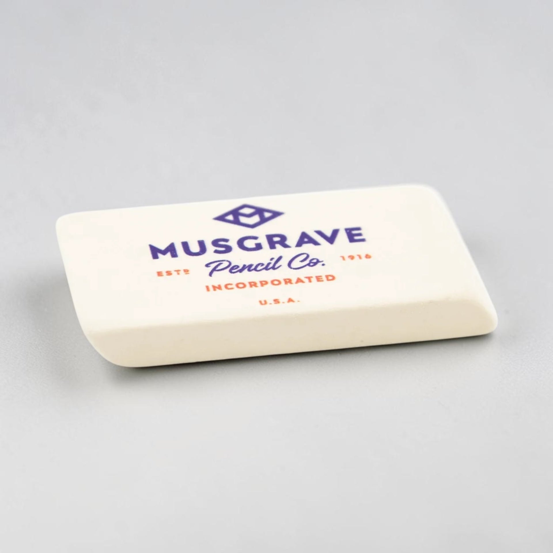 Goma de borrar. Blanca. Musgrave