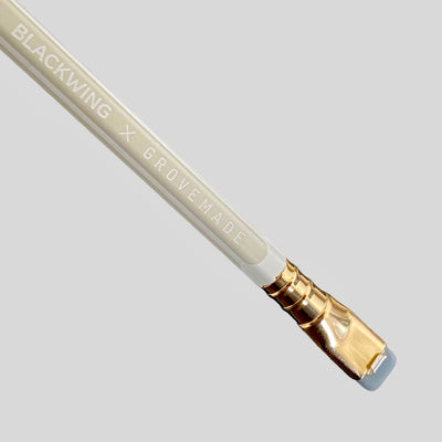 Lápiz Blackwing x Grovemade Blanco. - Black Sheep Handmade