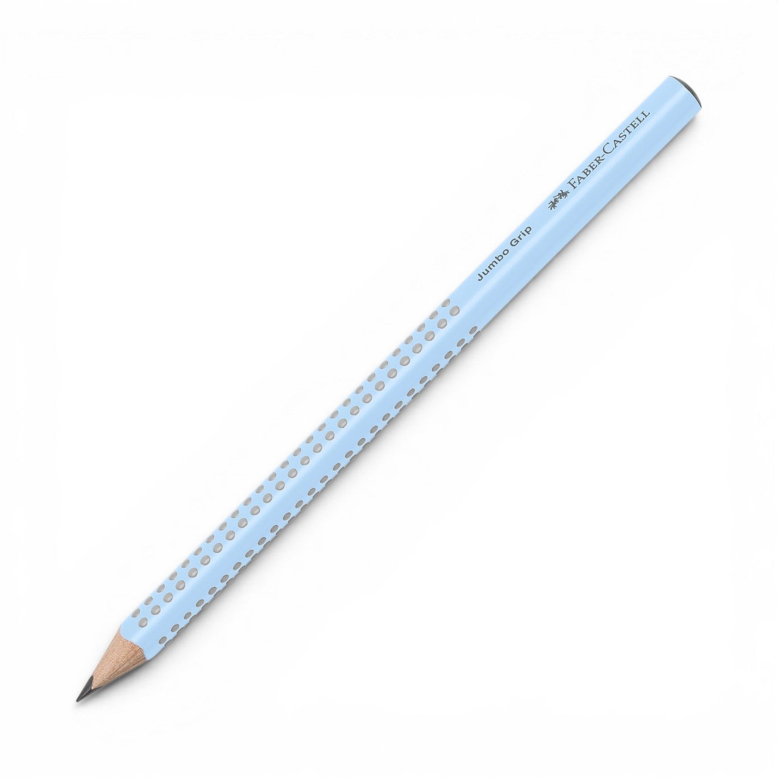 Lápiz Faber-Castell Jumbo Grip B Sky Blue. El lápiz que convierte aprender a escribir en un placer