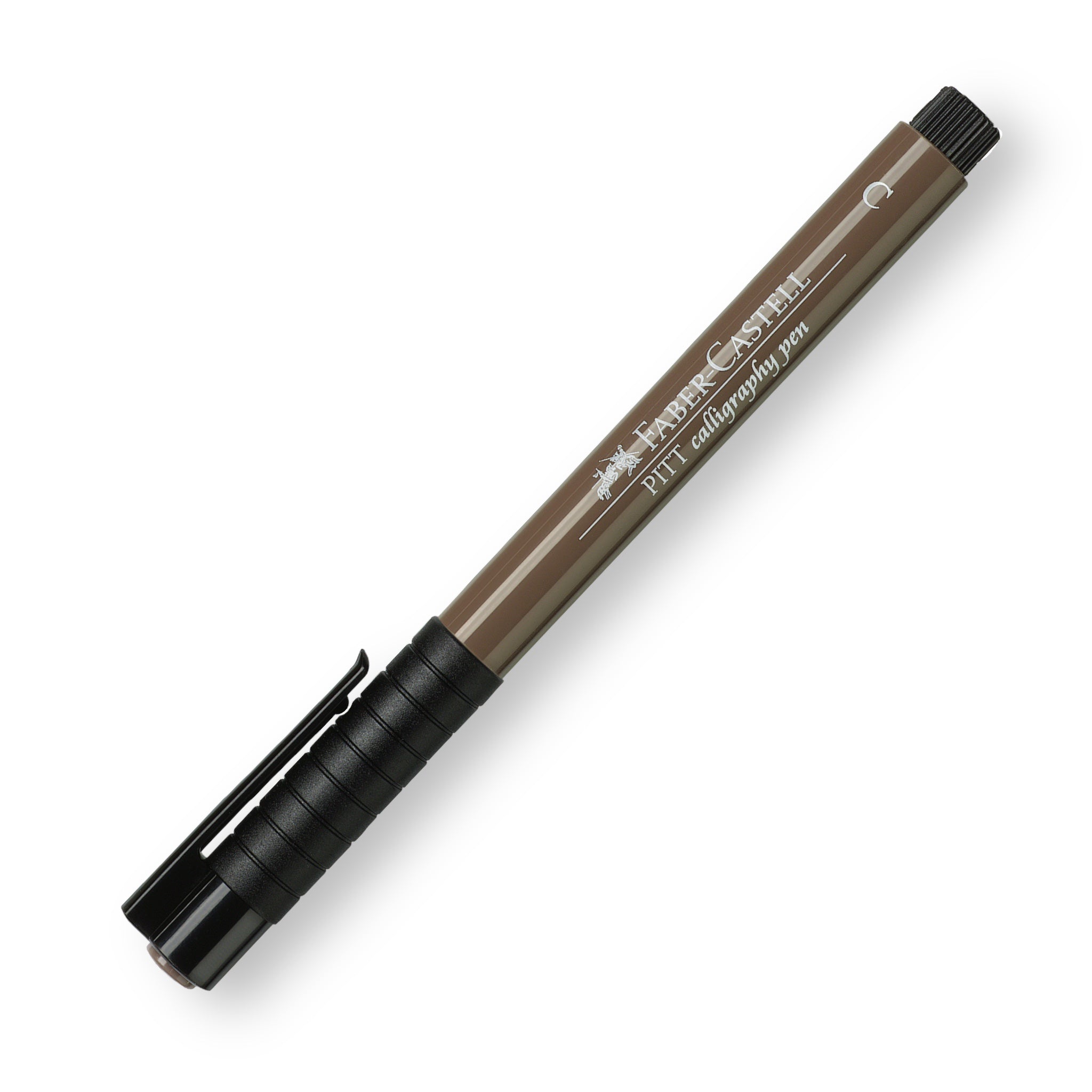 Rotulador Pitt Artist Caligrafía. Marrón. Faber-Castell