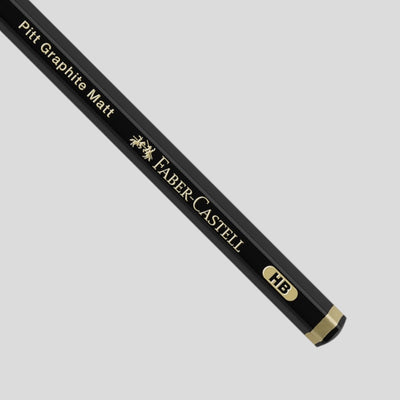 Lápiz Piit Graphite Matt. HB. Faber-Castell - Black Sheep Handmade