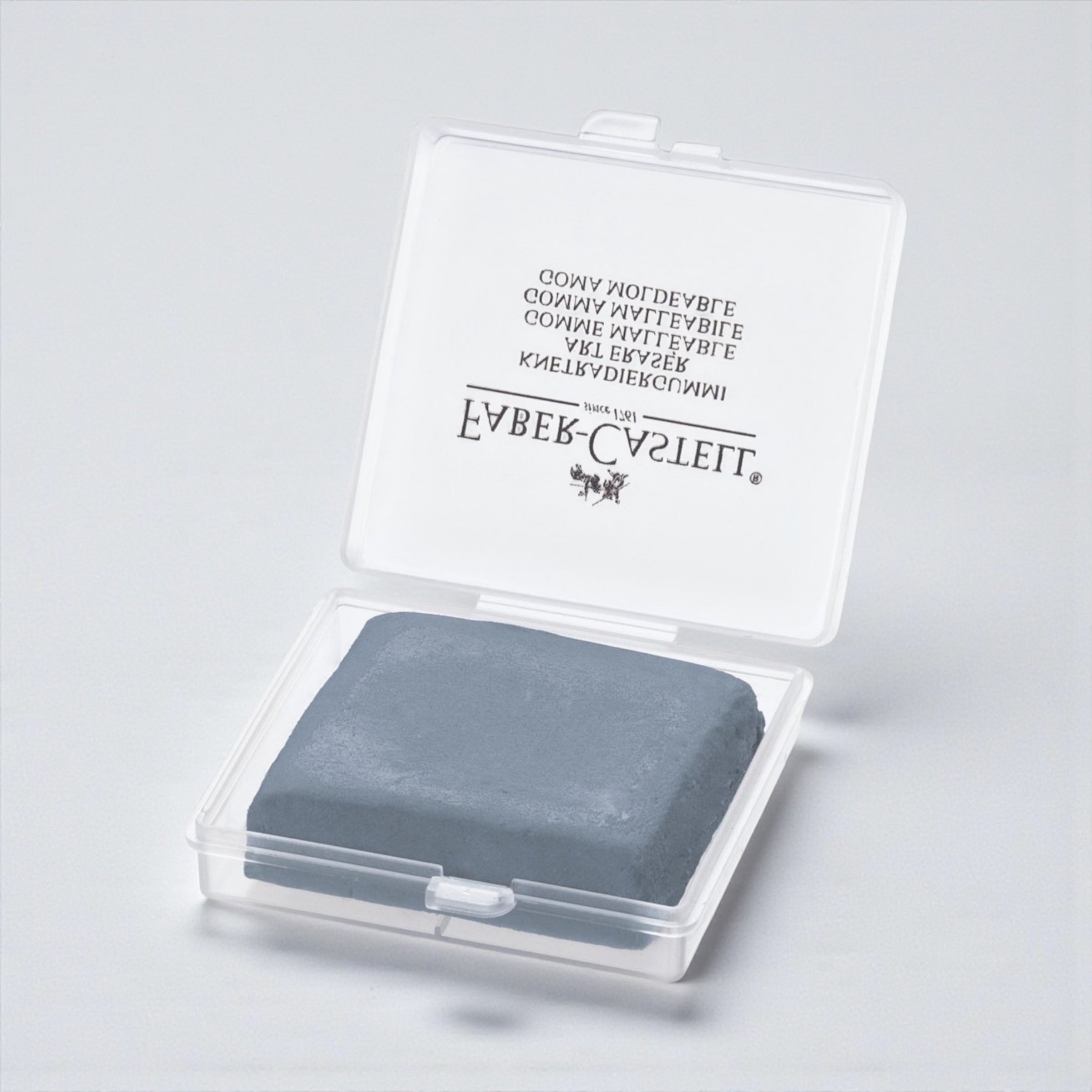 Goma moldeable con estuche. Gris. Faber-Castell - Black Sheep Handmade