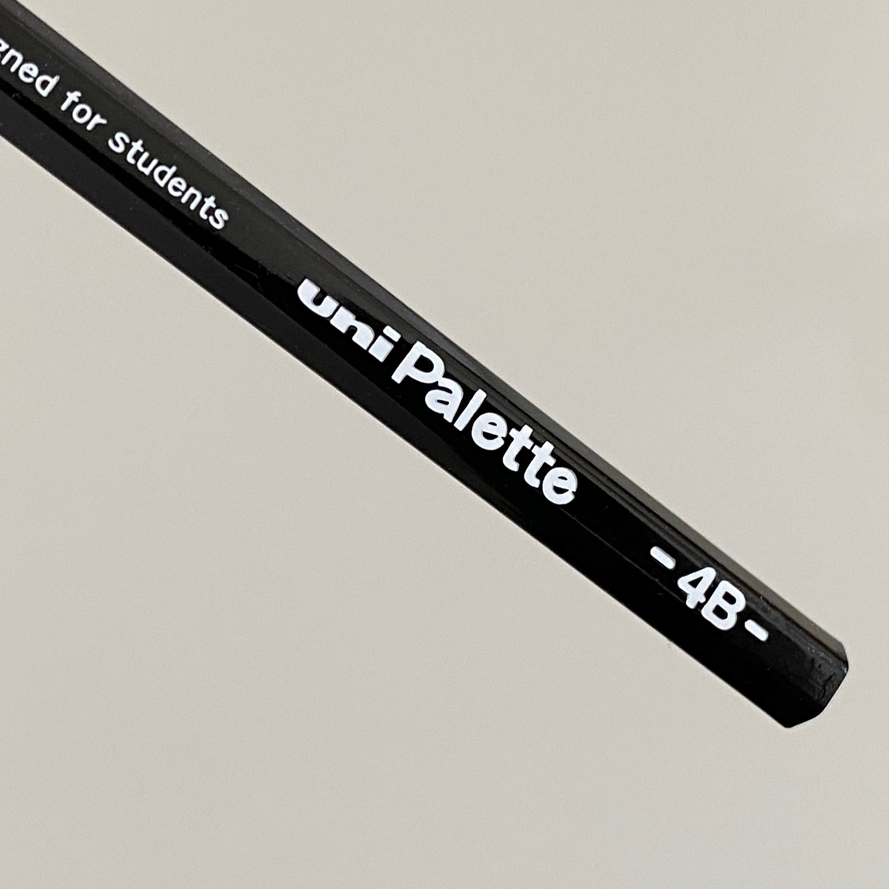 Lápiz Uni Palette. Negro. 4B. Uni Mitsubishi