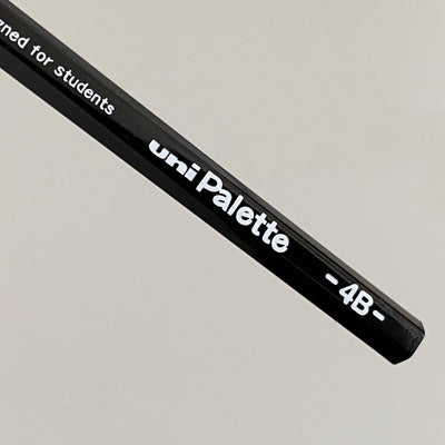 Lápiz Uni Palette. Negro. 4B. Uni Mitsubishi - Black Sheep Handmade