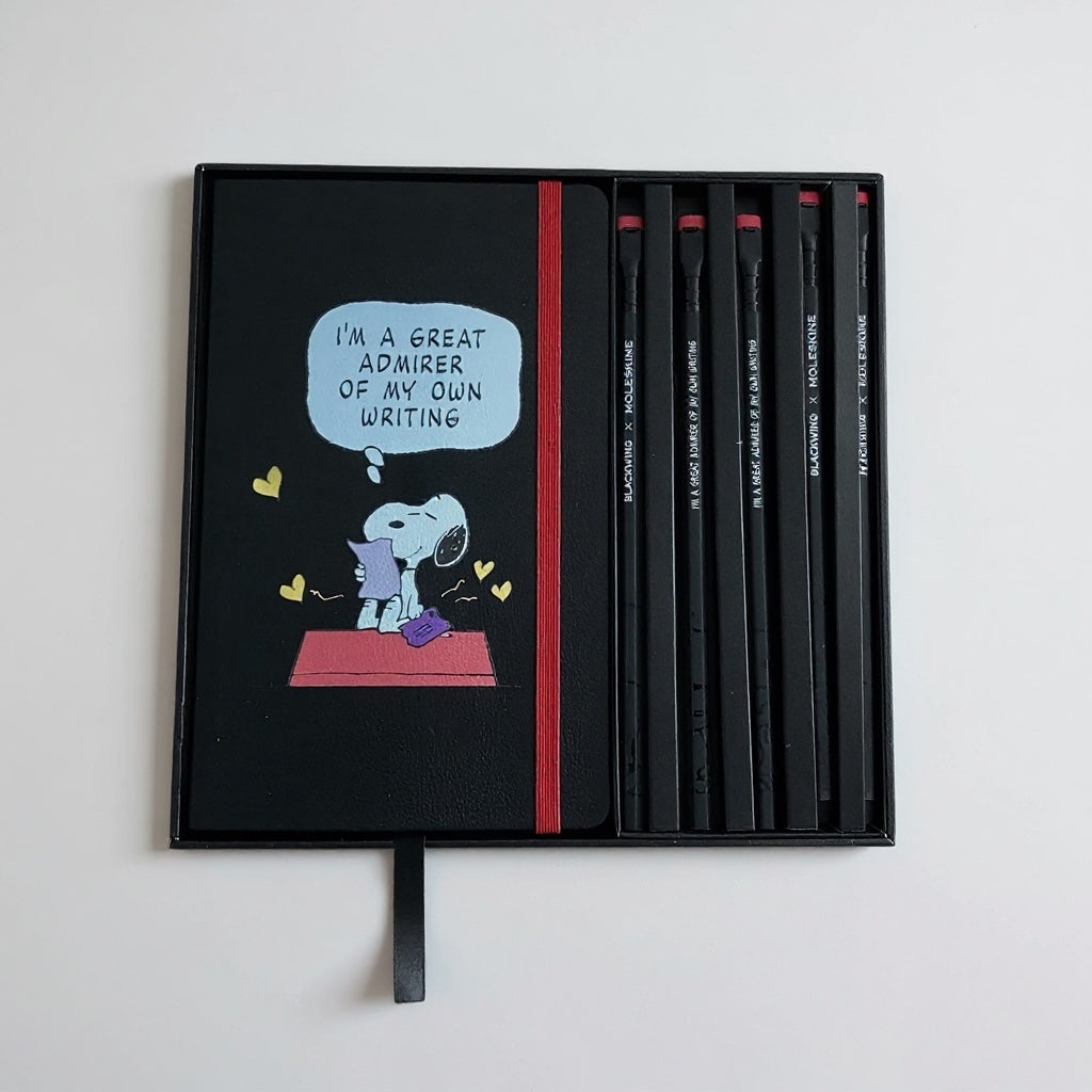 Set Blackwing x Moleskine Peanuts