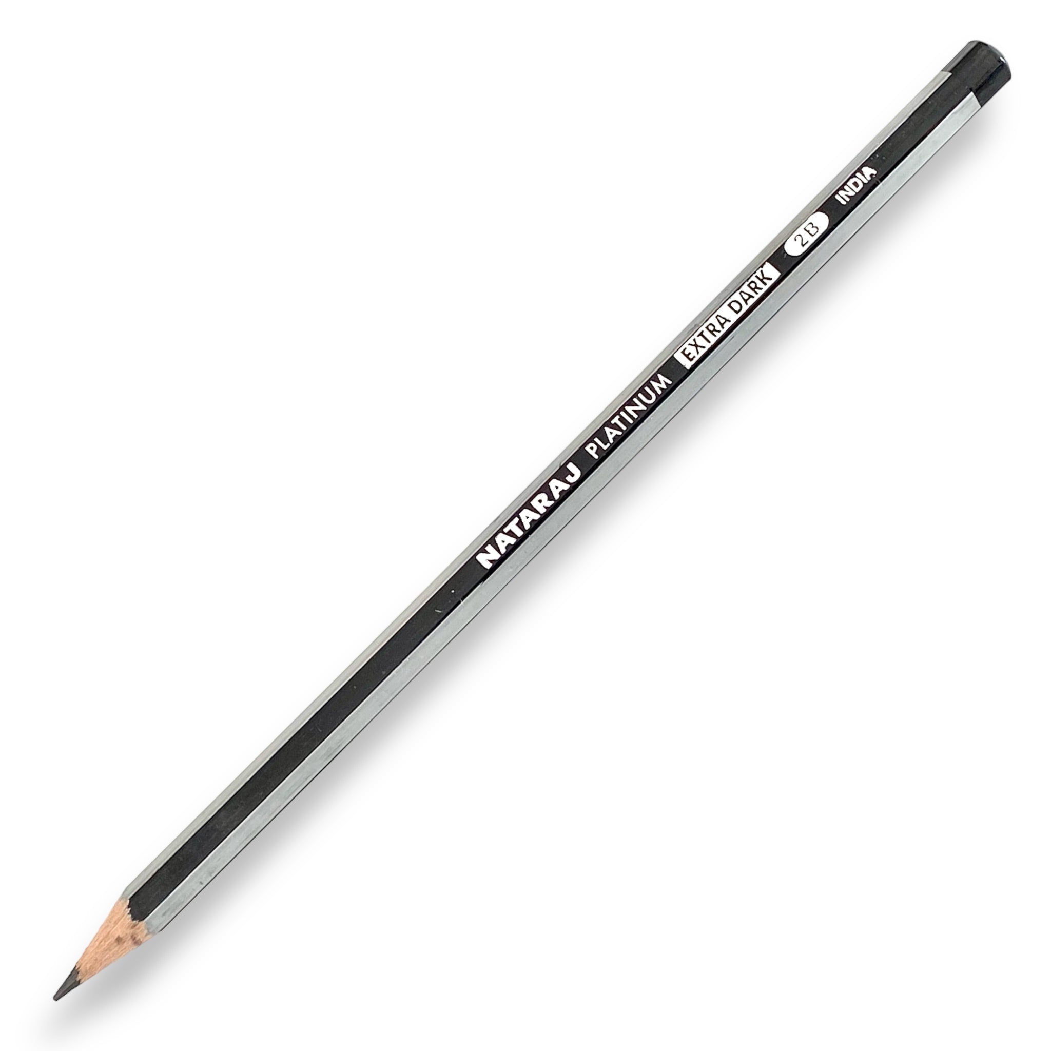 Lápiz Platinum Extra Dark 2B. Nataraj