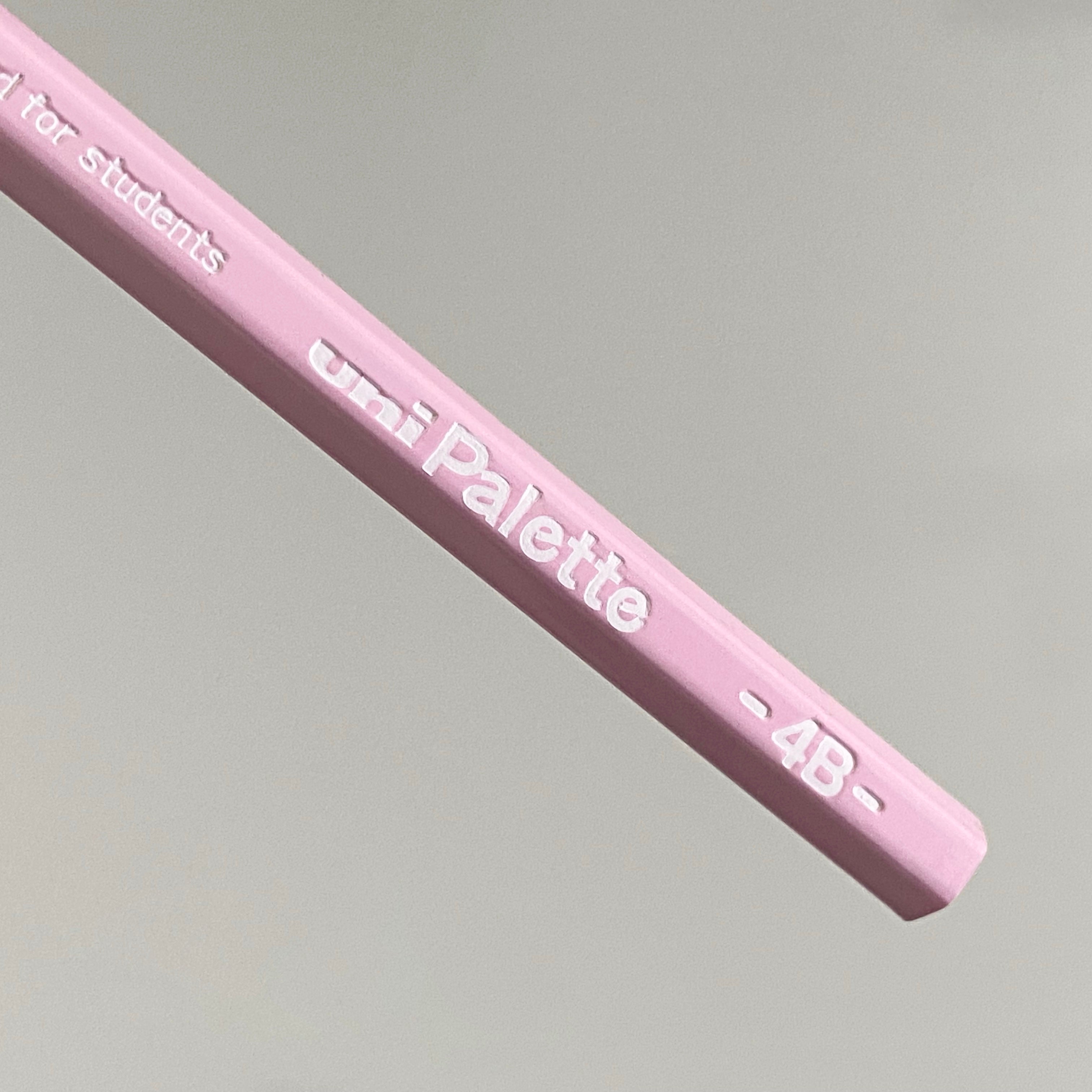 Lápiz Uni Palette. Rosa. 4B. Uni Mitsubishi