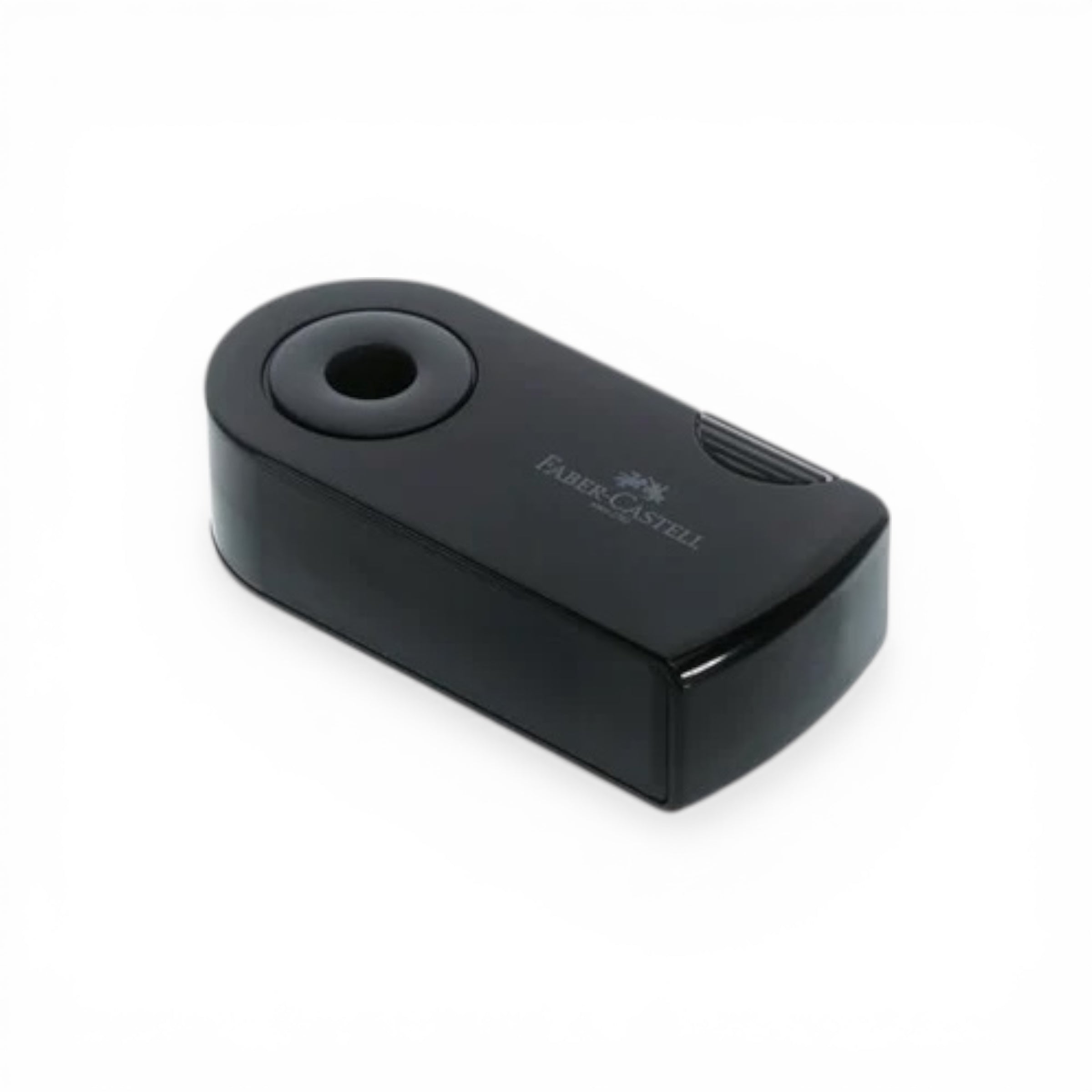 Sacapuntas doble con funda protectora y depósito. Negro. Faber-Castell - Black Sheep Handmade