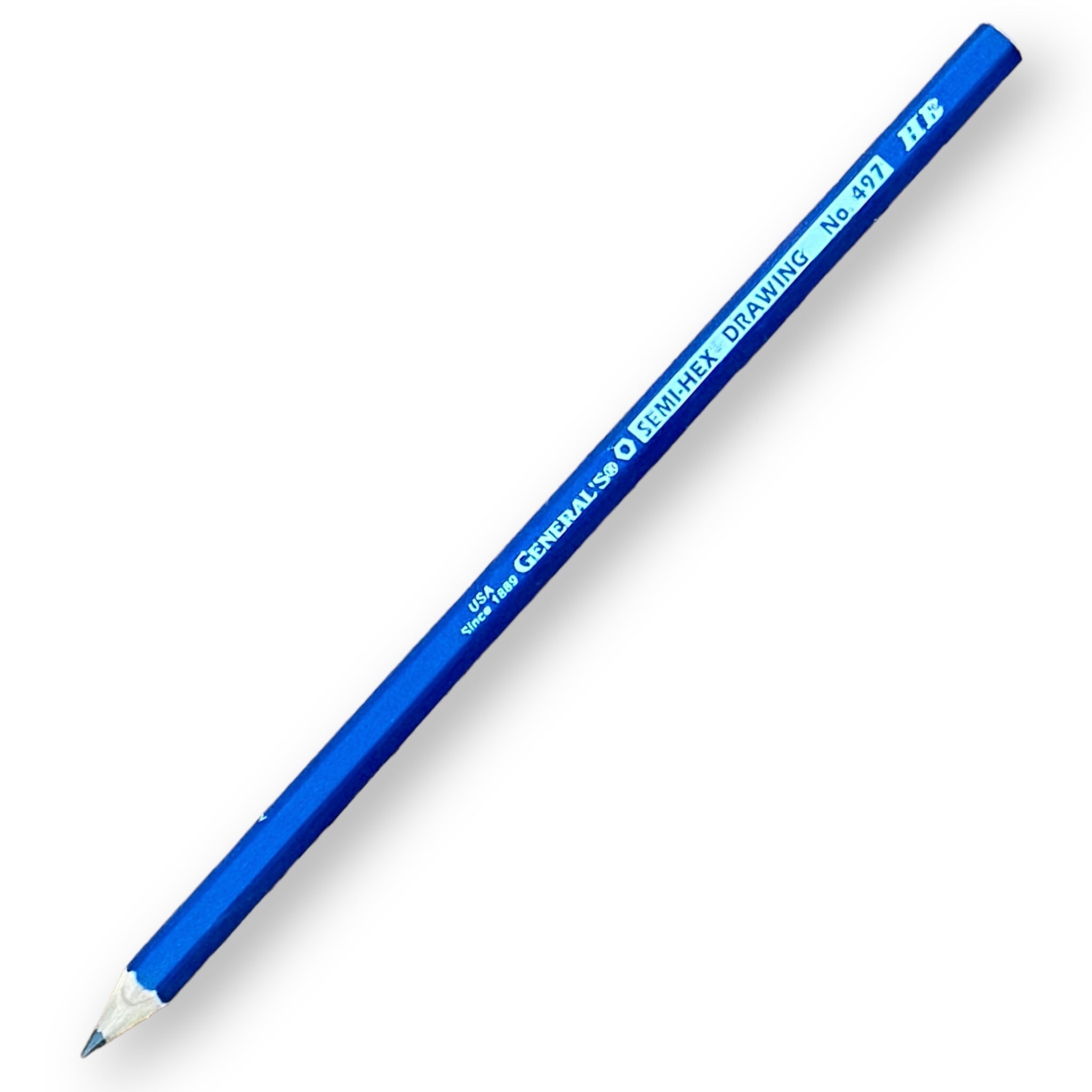Lápiz Semi-Hex Drawing 497. HB. General Pencil Company