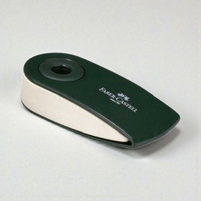 Goma de borrar Sleeve con funda verde. Faber-Castell - Black Sheep Handmade