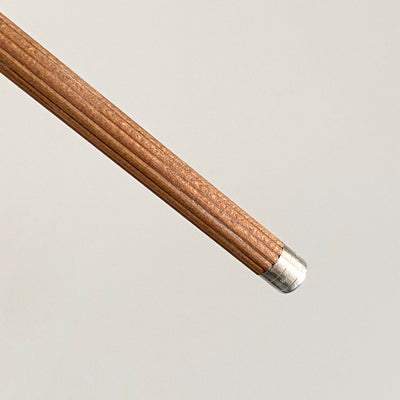 Lápiz de madera n.III con tapón plateado. Graf von Faber-Castell - Black Sheep Handmade