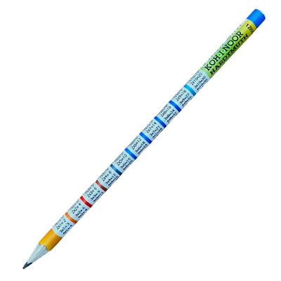 Triangular Pencil 1291 Multiplication Table.HB. Koh-I-Noor