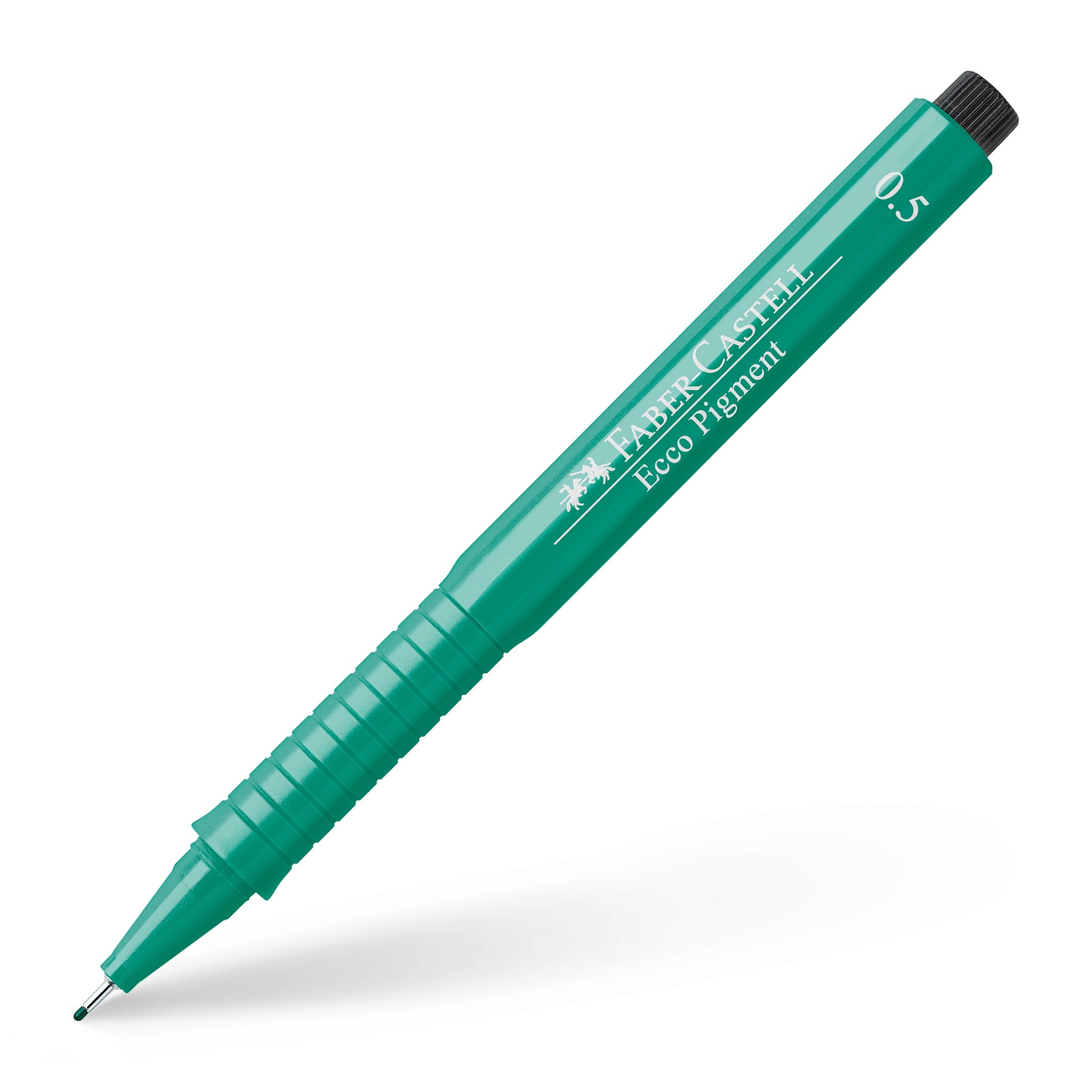 Rotulador Ecco Pigment 0,5 mm. Verde. Faber-Castell