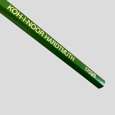 Lápiz Koh-I-Noor 1703 Nº3 Verde. Precisión y control en cada trazo