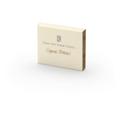 Estuche 6 cartucho de tinta. Cognac Brown. Graf Von Faber-Castell - Black Sheep Handmade