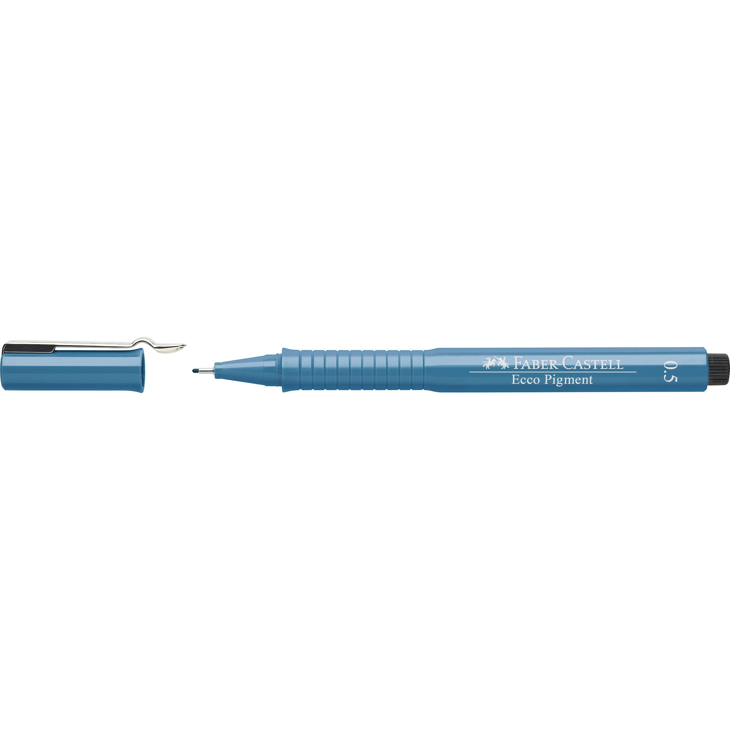 Rotulador Ecco Pigment 0,5 mm. Azul. Faber-Castell - Black Sheep Handmade