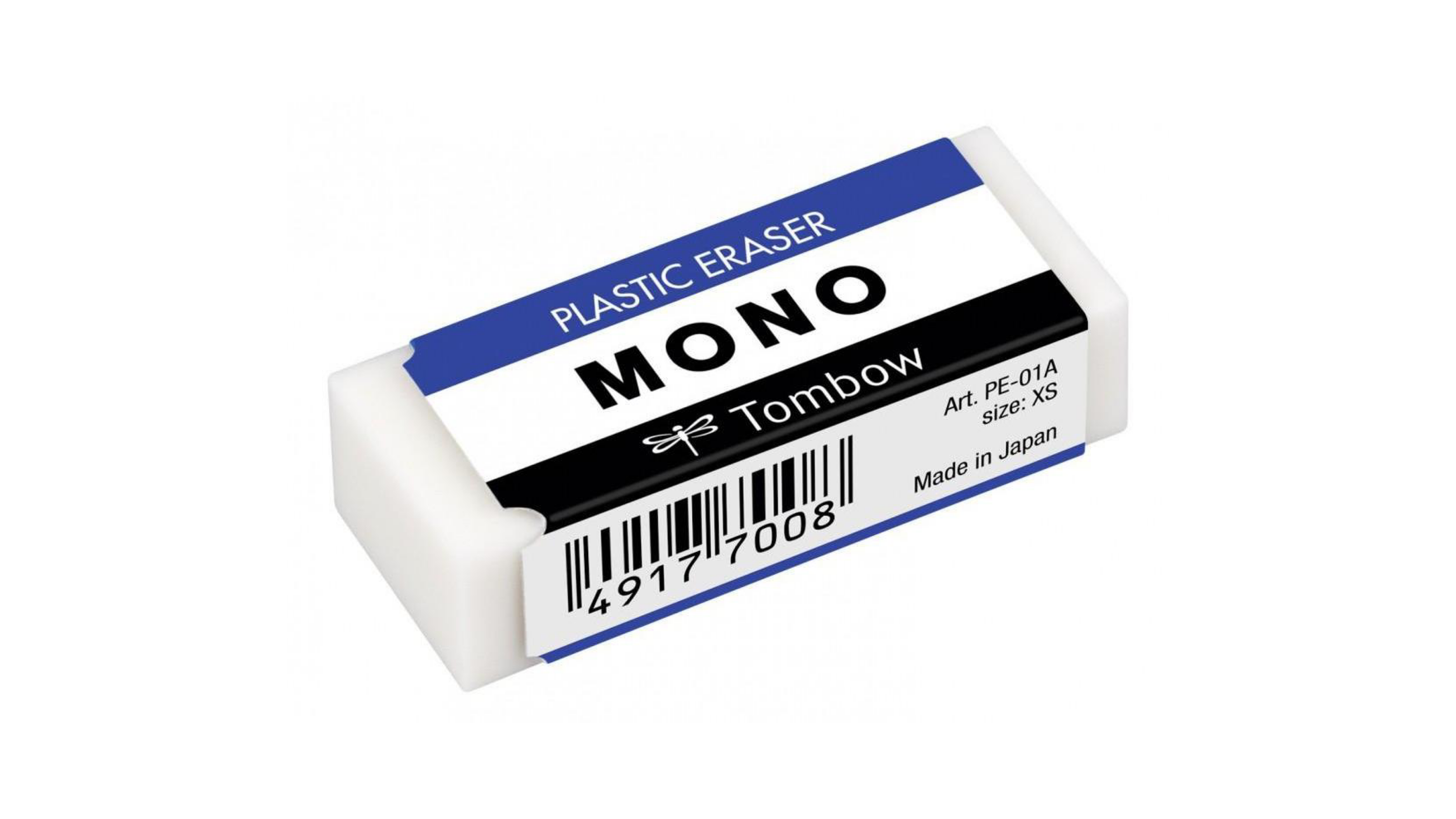 Goma de borrar Mono XS. Tombow - Black Sheep Handmade