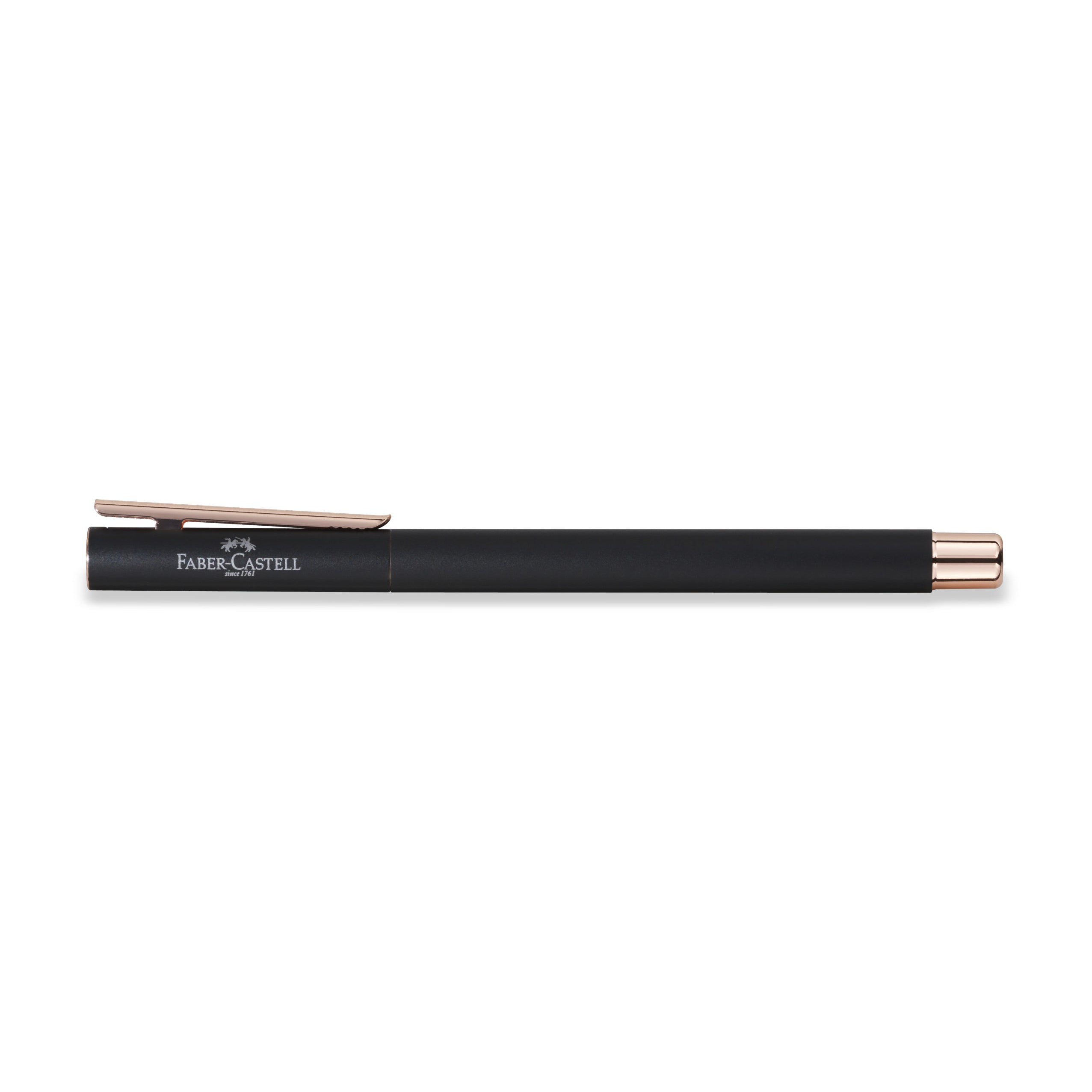 Pluma Neo Slim. Negro mate y oro rosa, M. Faber-Castell